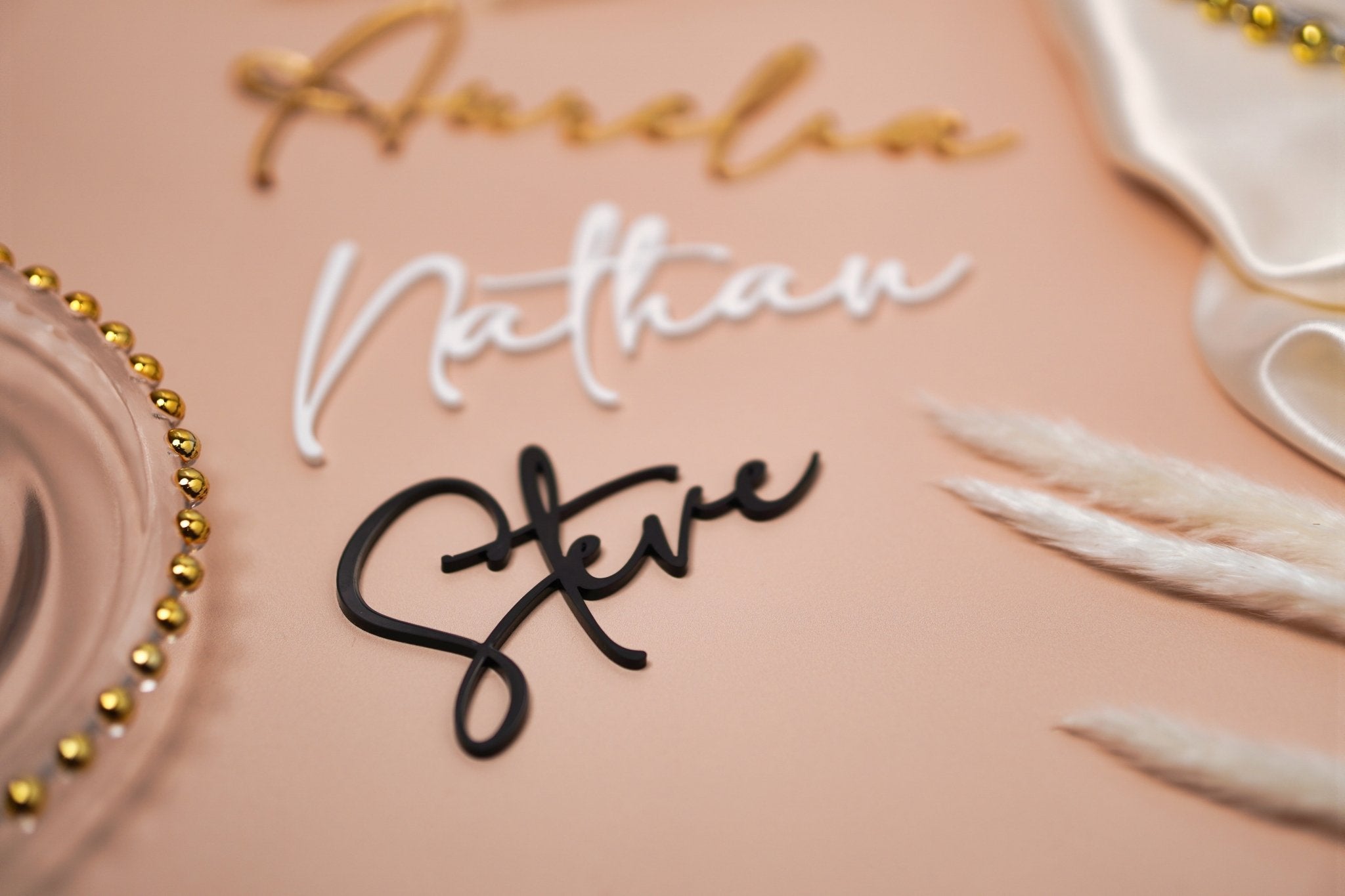 Wedding Name Place settings