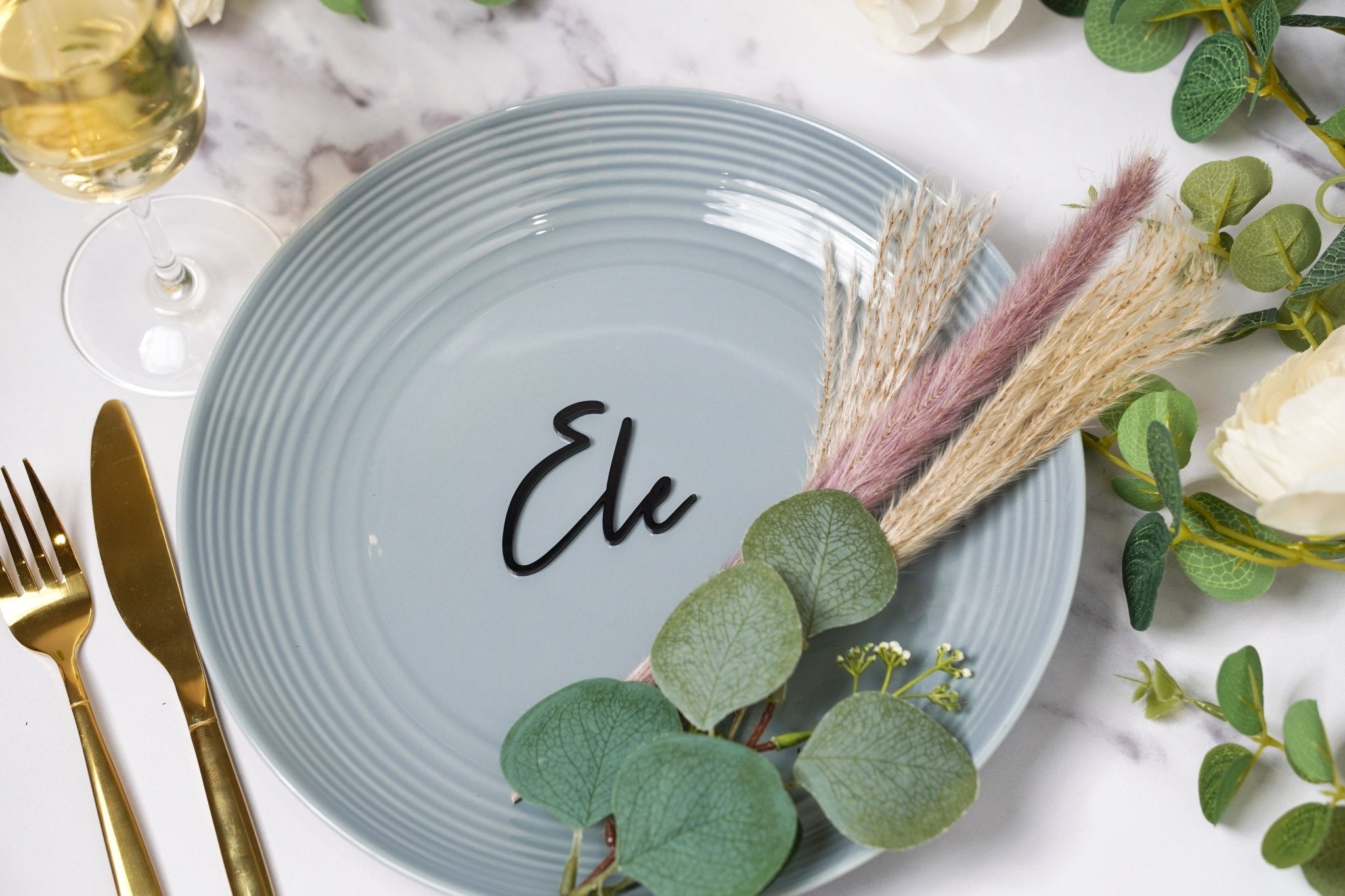 Dinner party name place settings