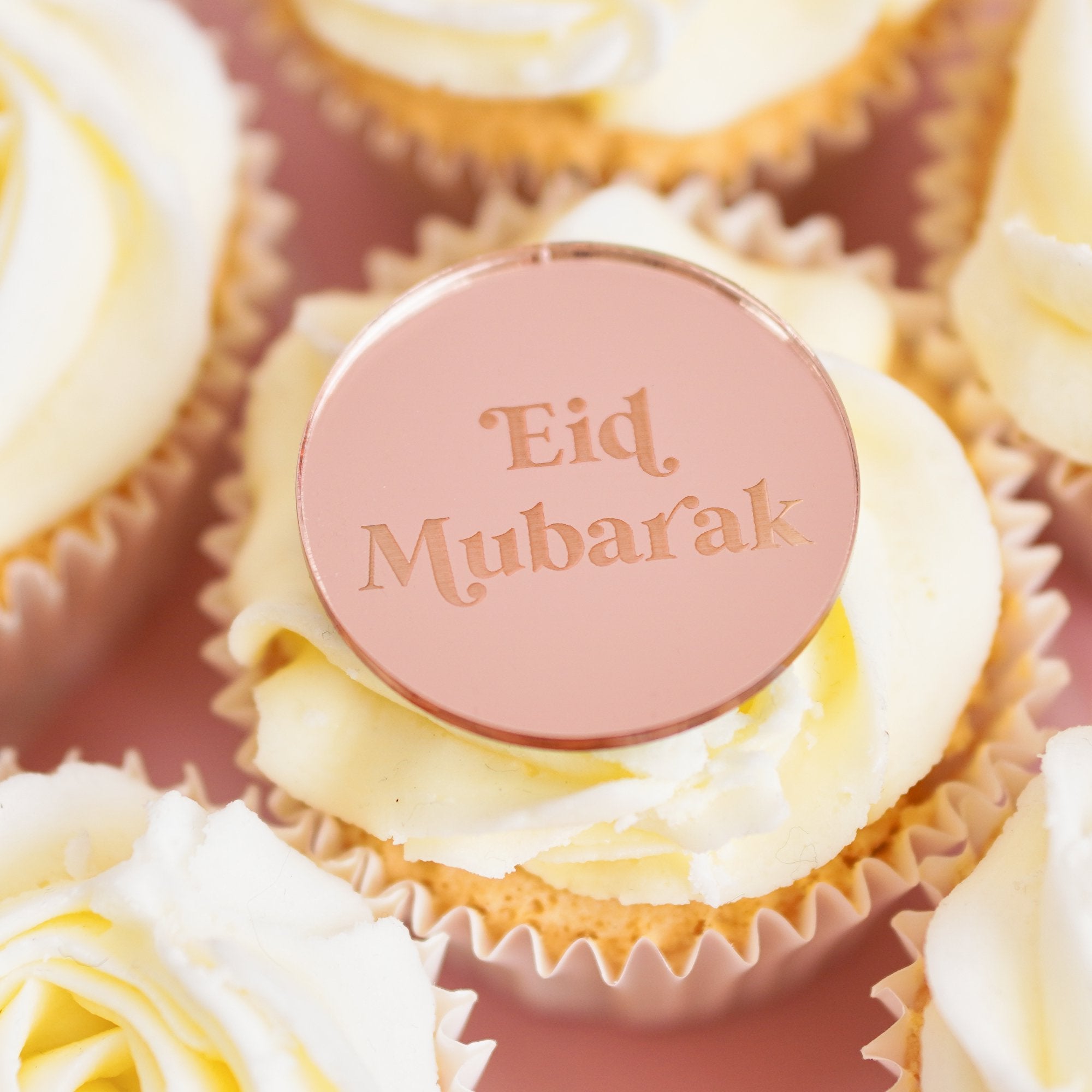 Eid Mubarak Cupcake Toppers