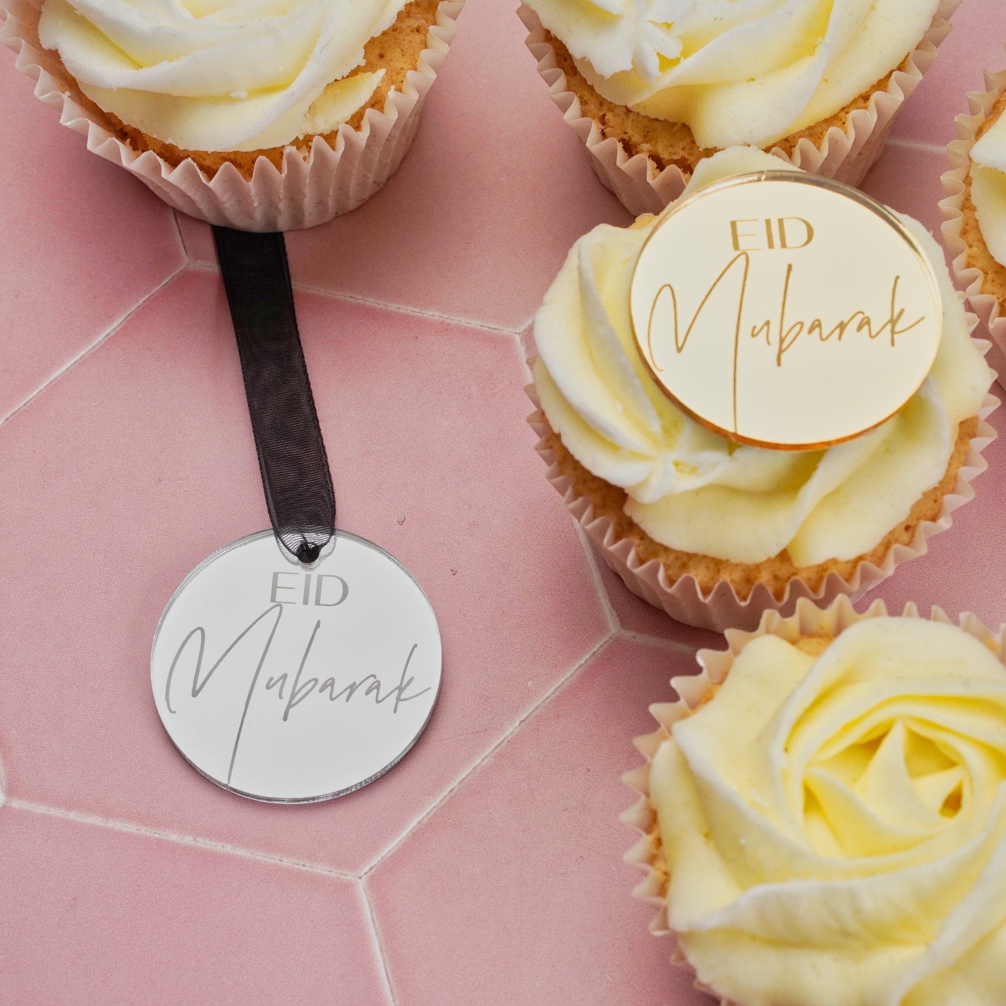 Eid Mubarak Cupcake decorations