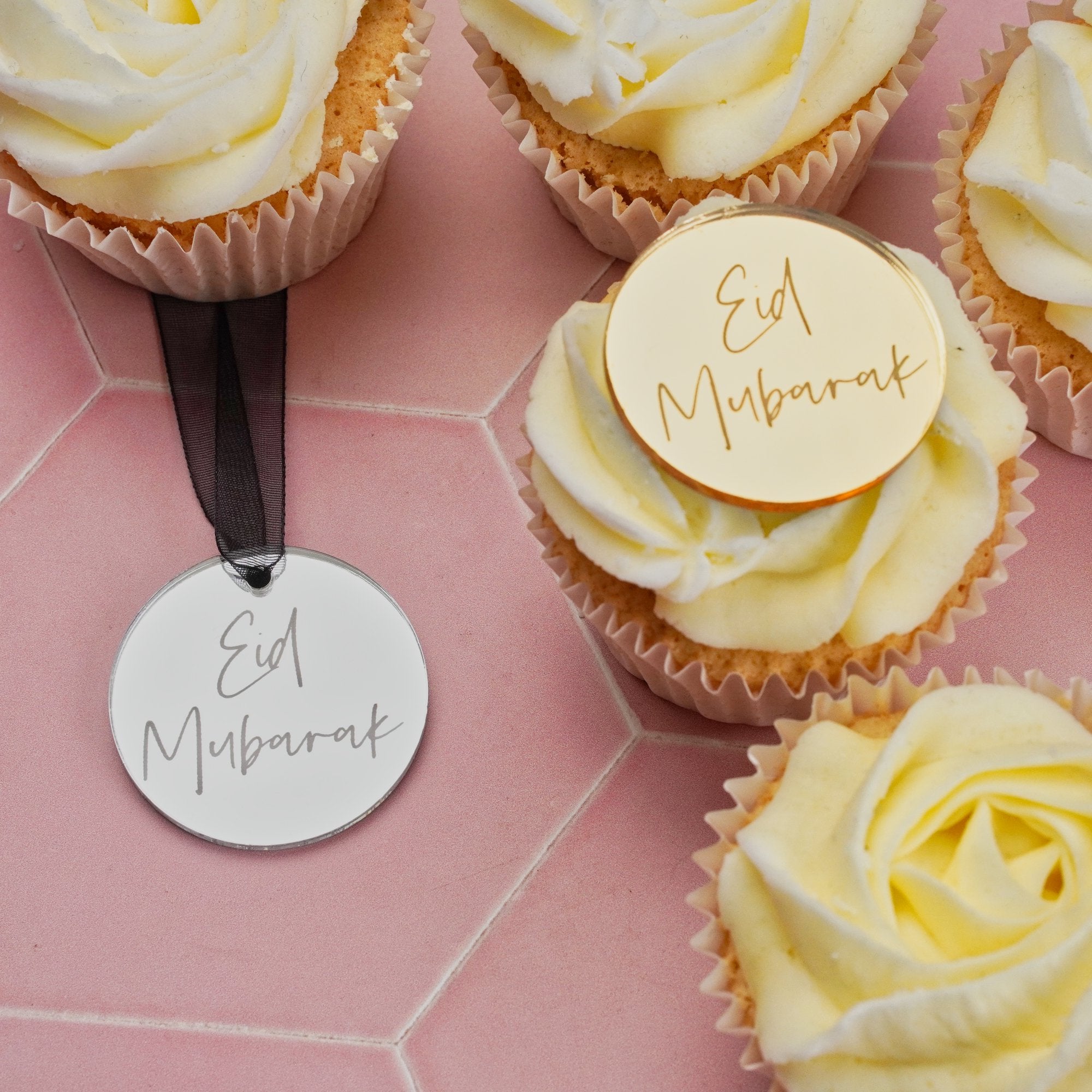 Eid Mubarak Cupcake decorations