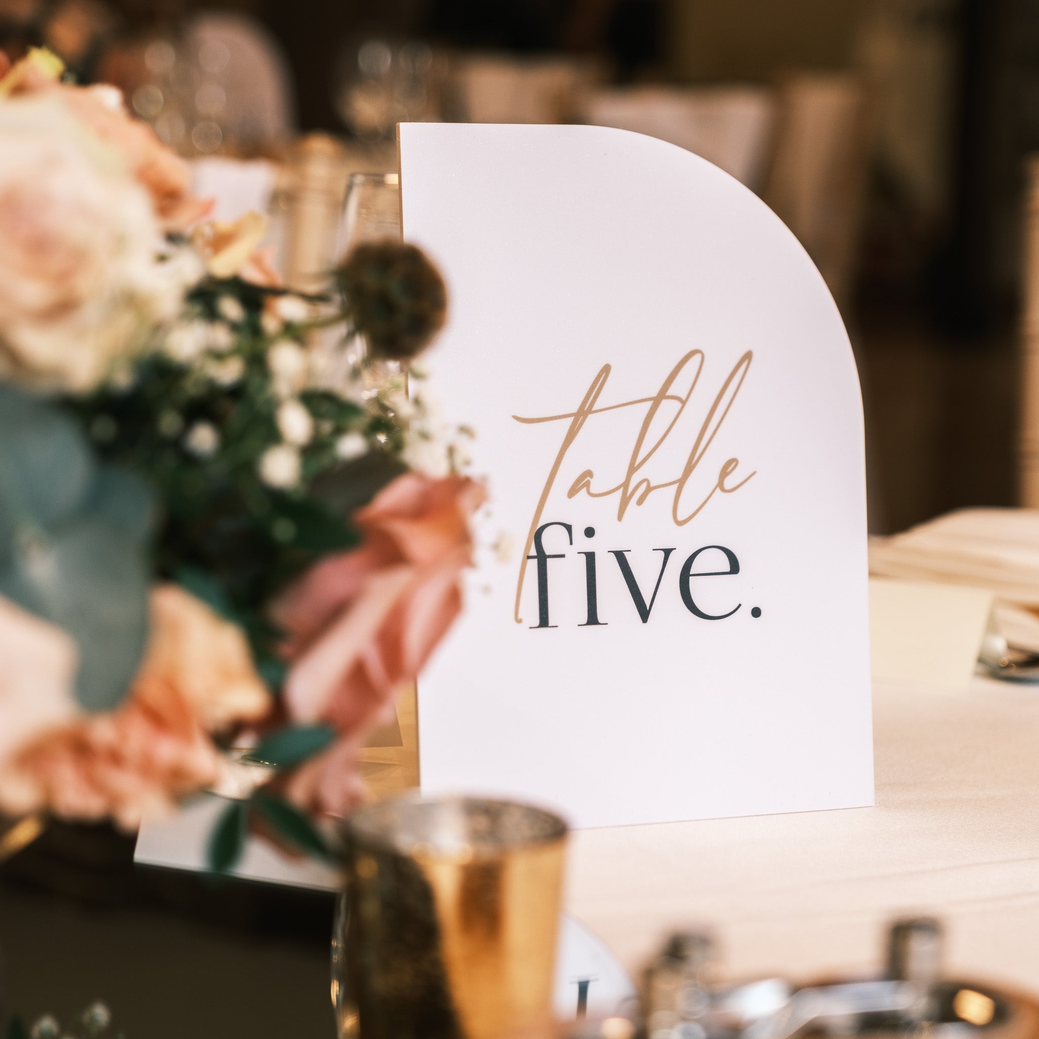 Table numbers
