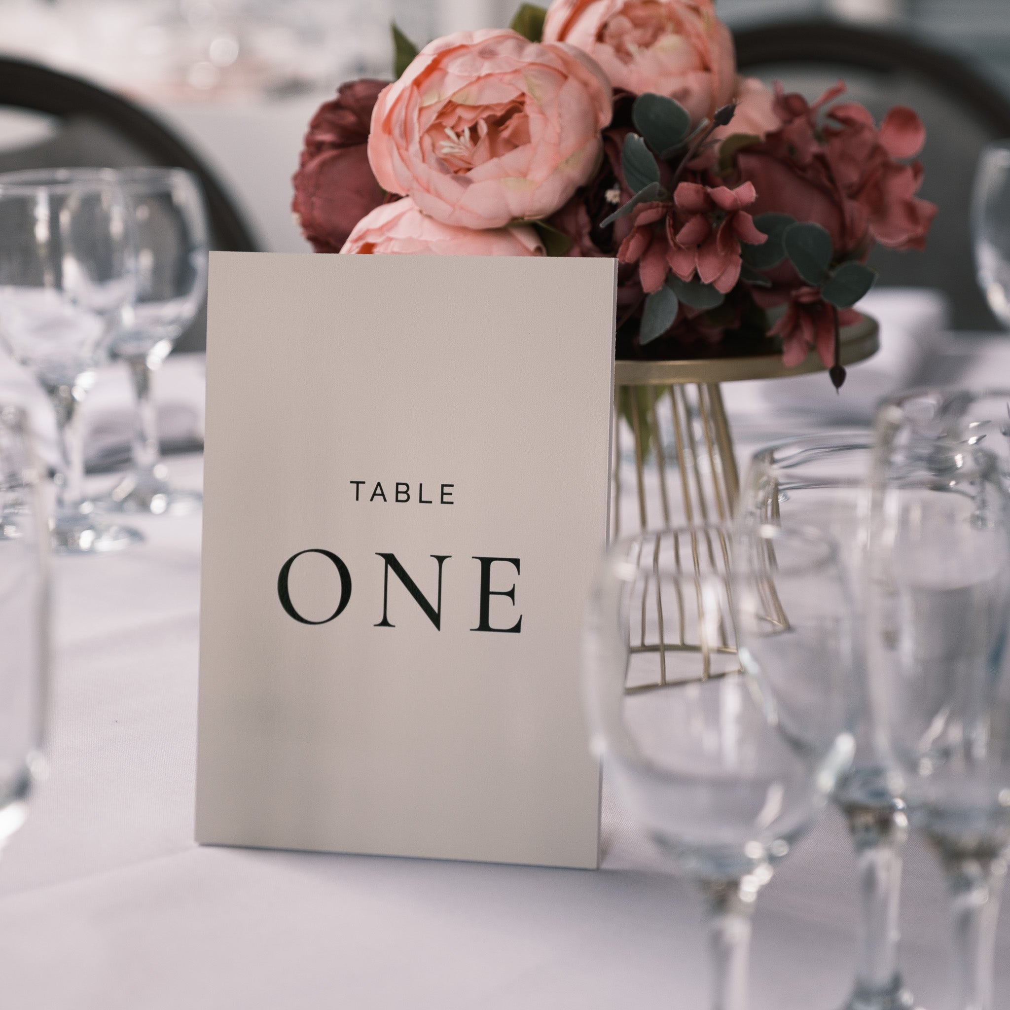 foamex table sign
