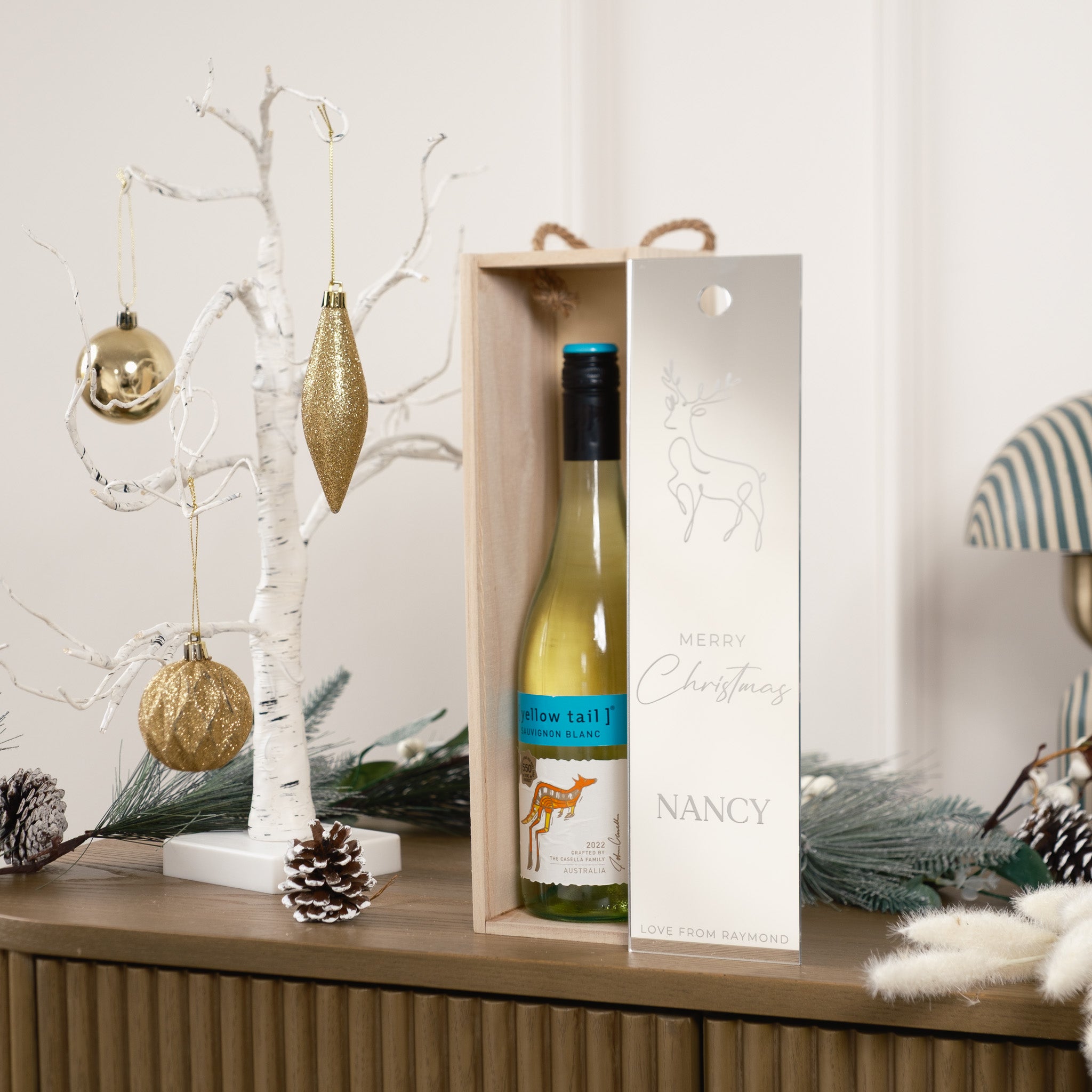 Luxury Christmas Wine Gift Box