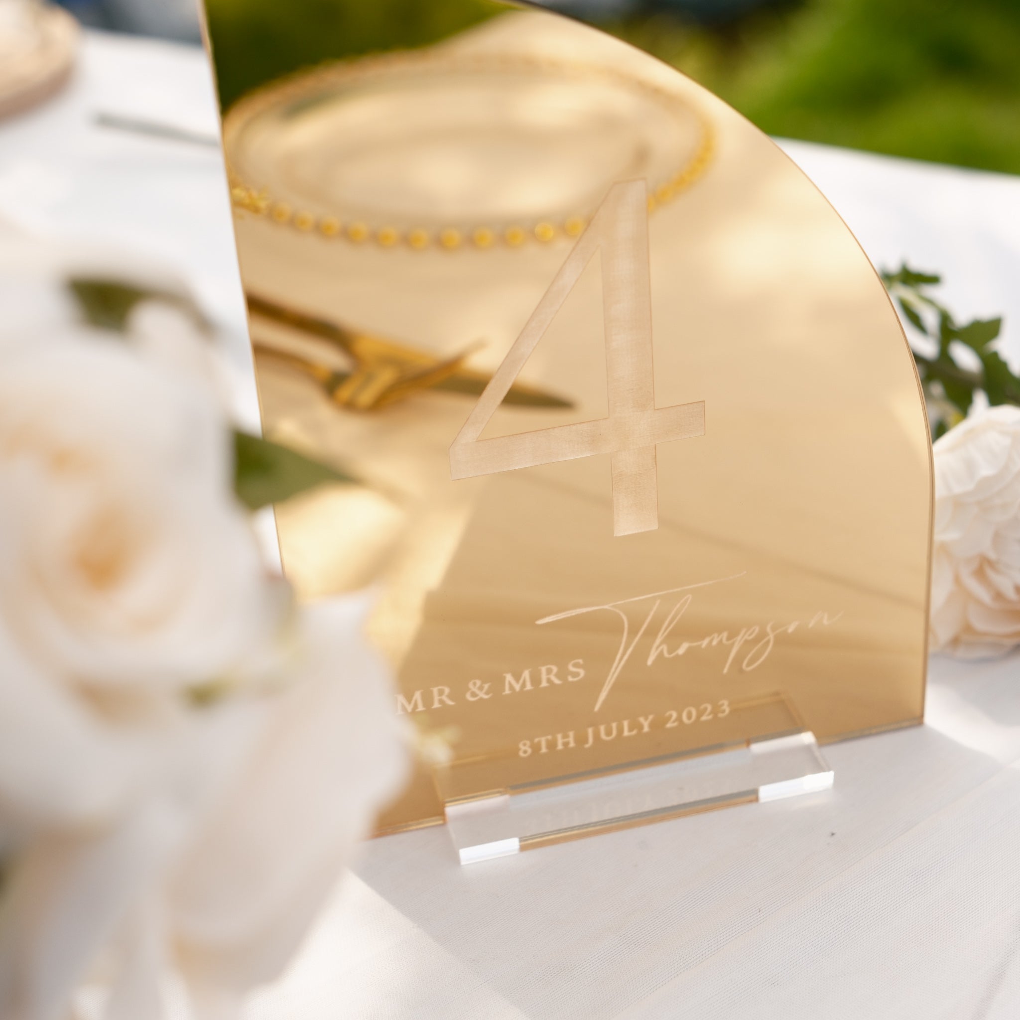 Personalised Table Signs