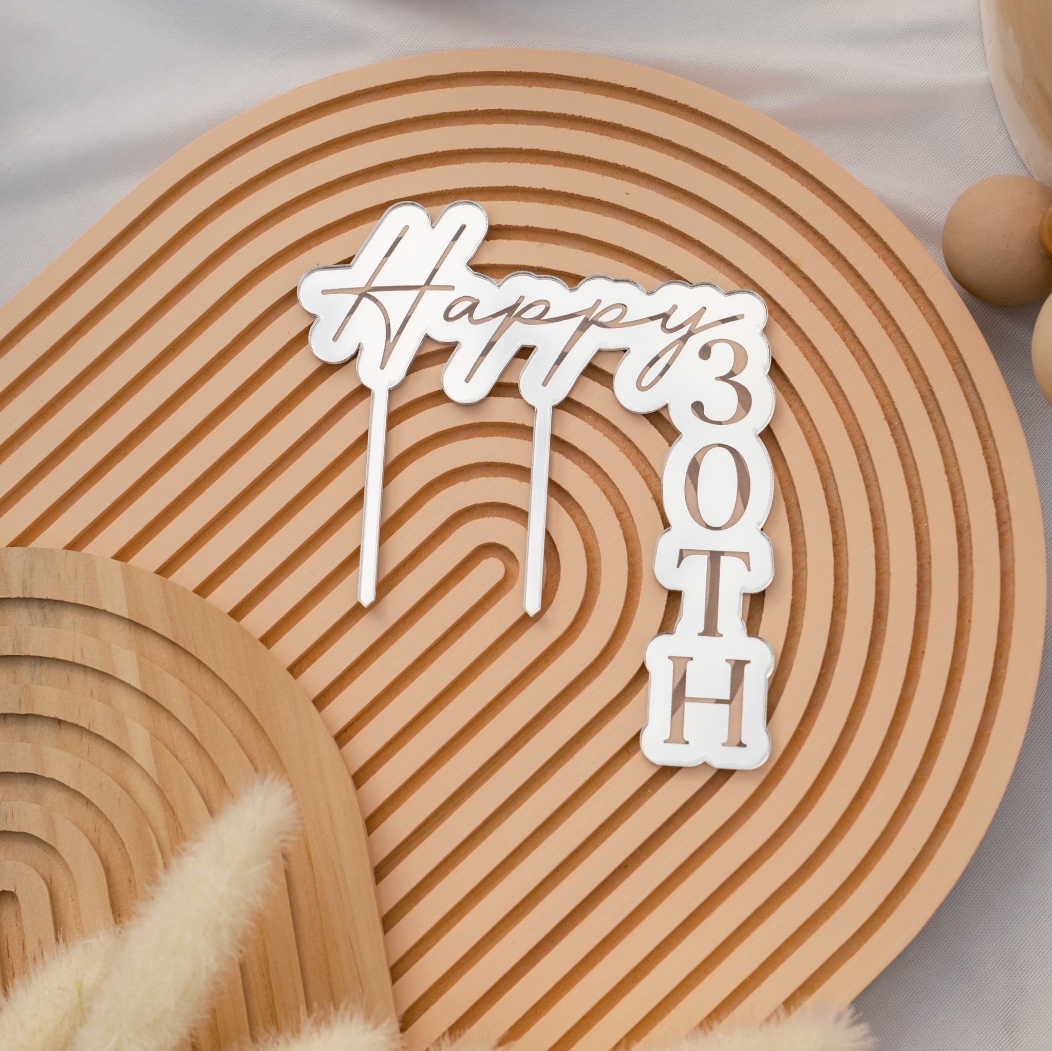 Happy birthday topper