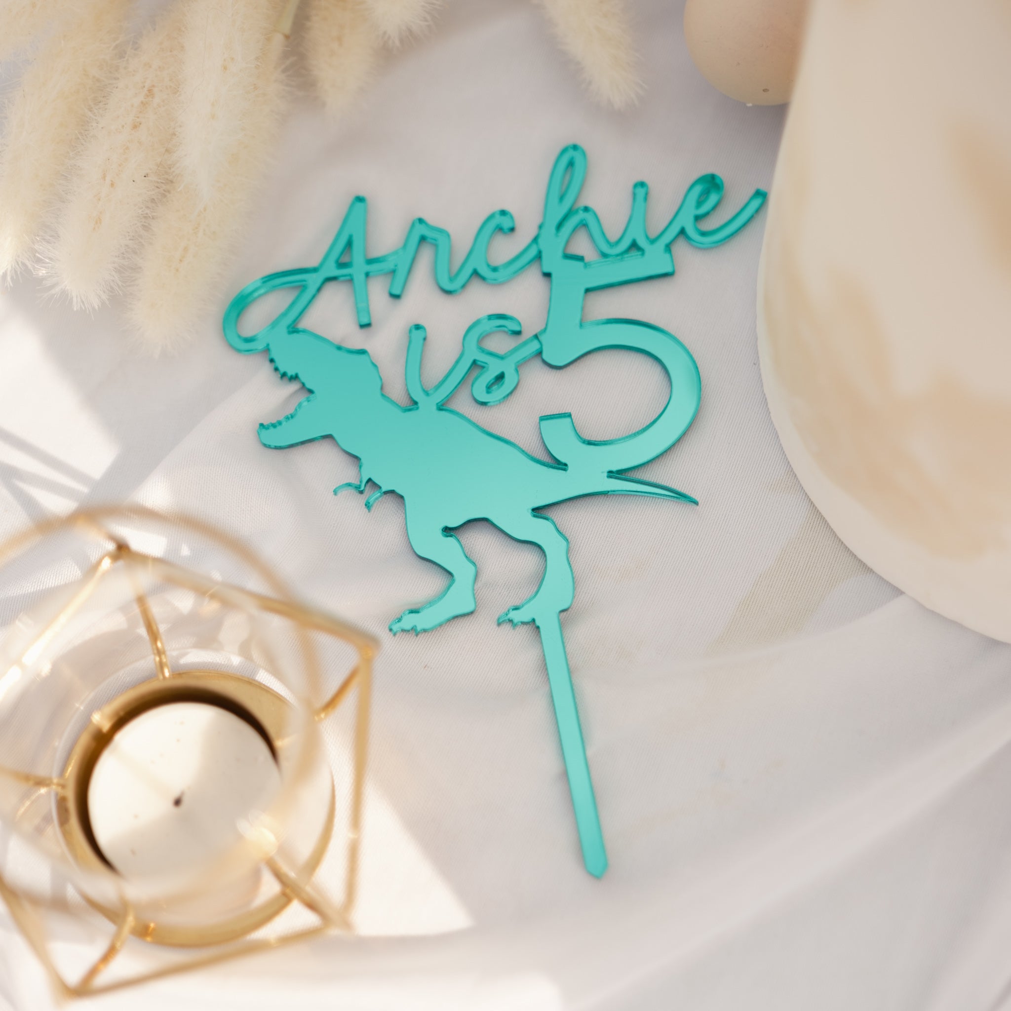 Dinosaur birthday cake topper ideas