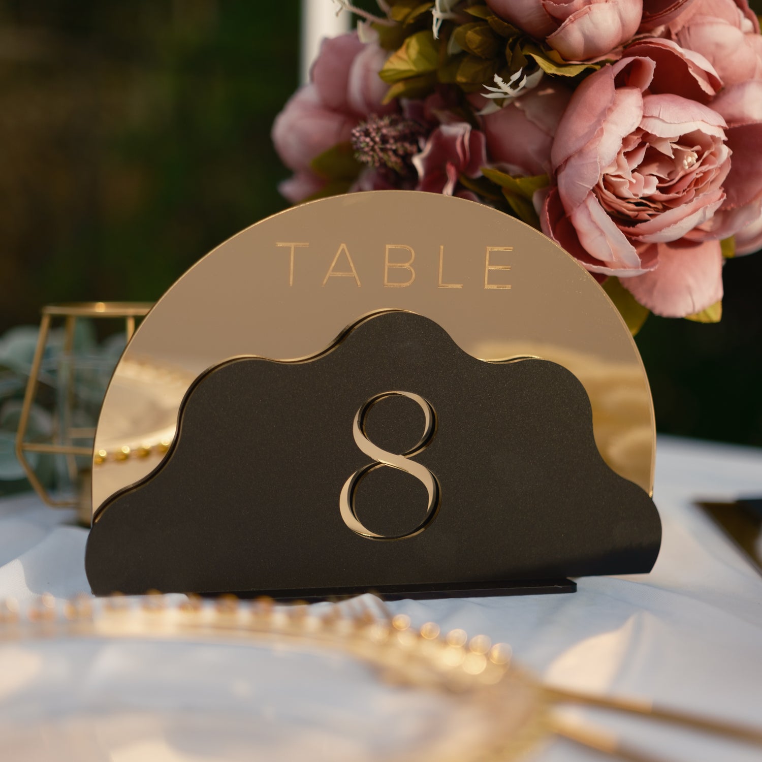 Wedding table numbers