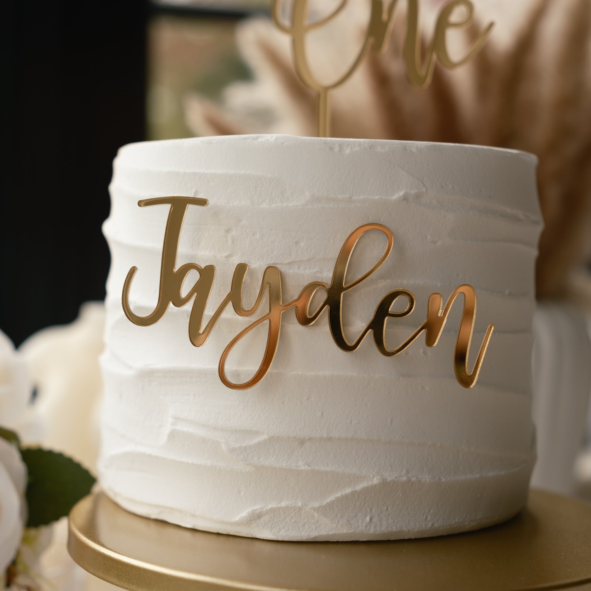 Wild one cake topper