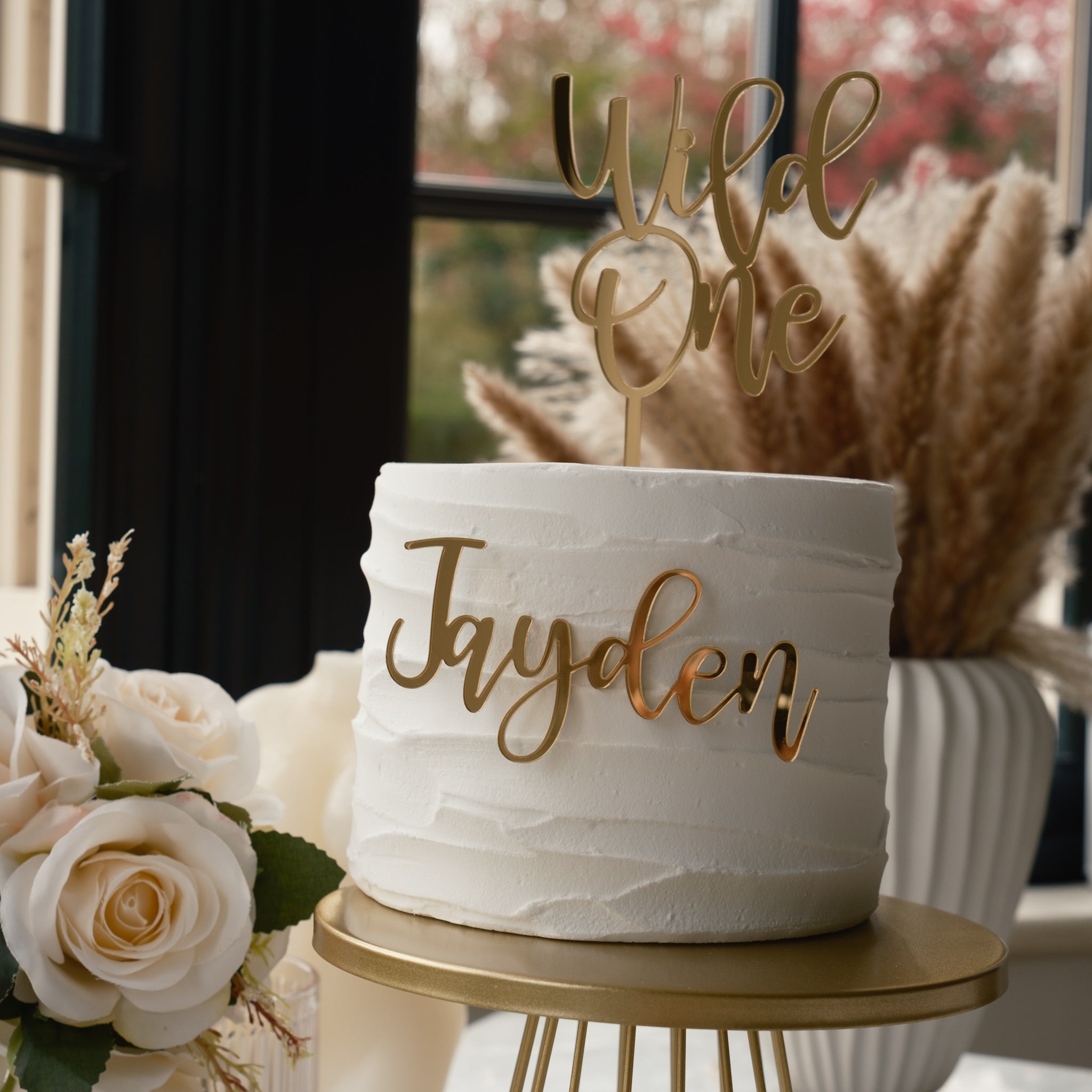 Personalised 1st birthday cake topper