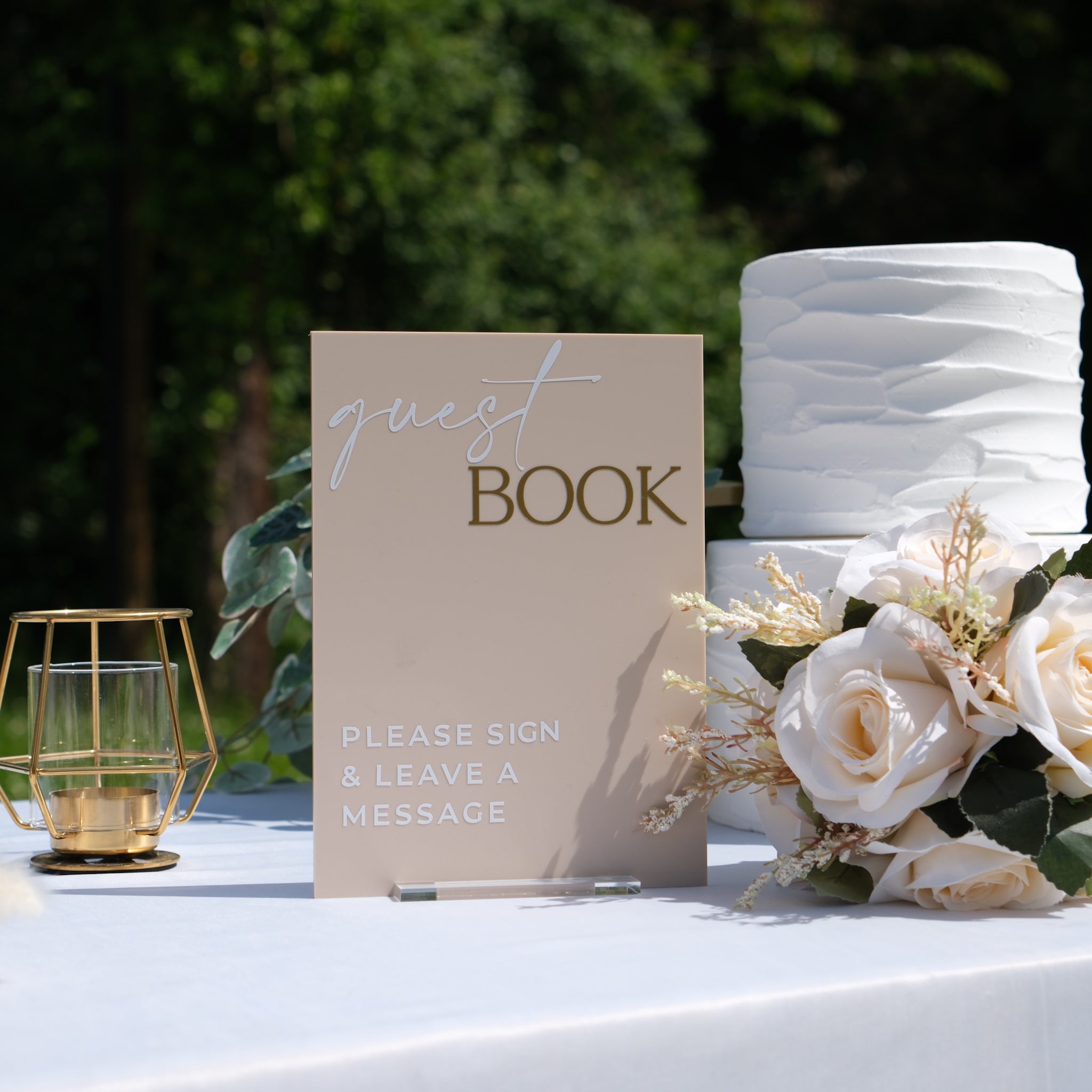 Guest book sign