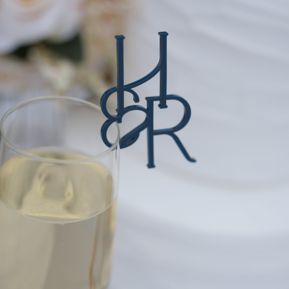 Personalised wedding drink tags
