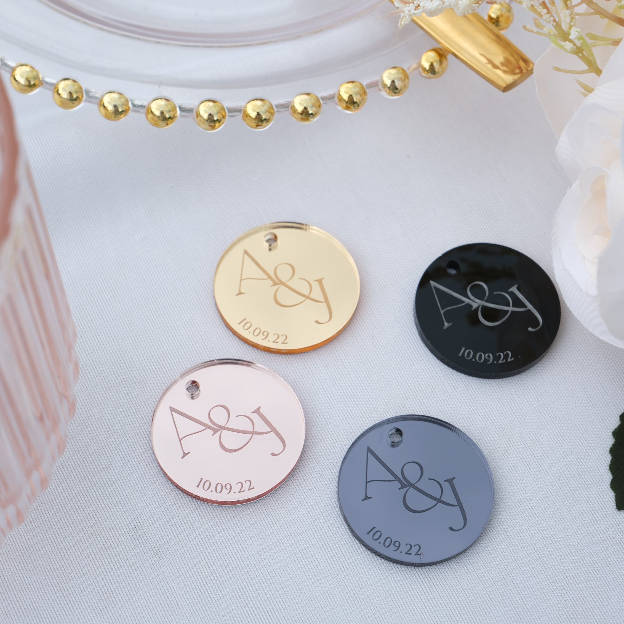 Personalised wedding favours