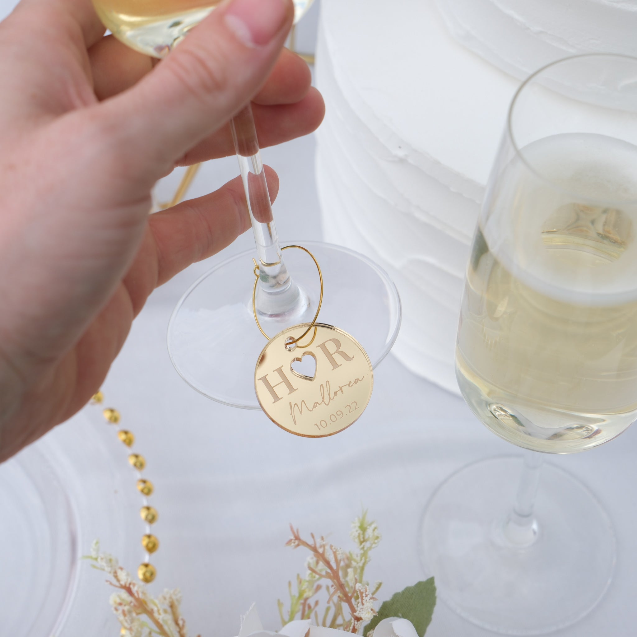 Initials wedding favous
