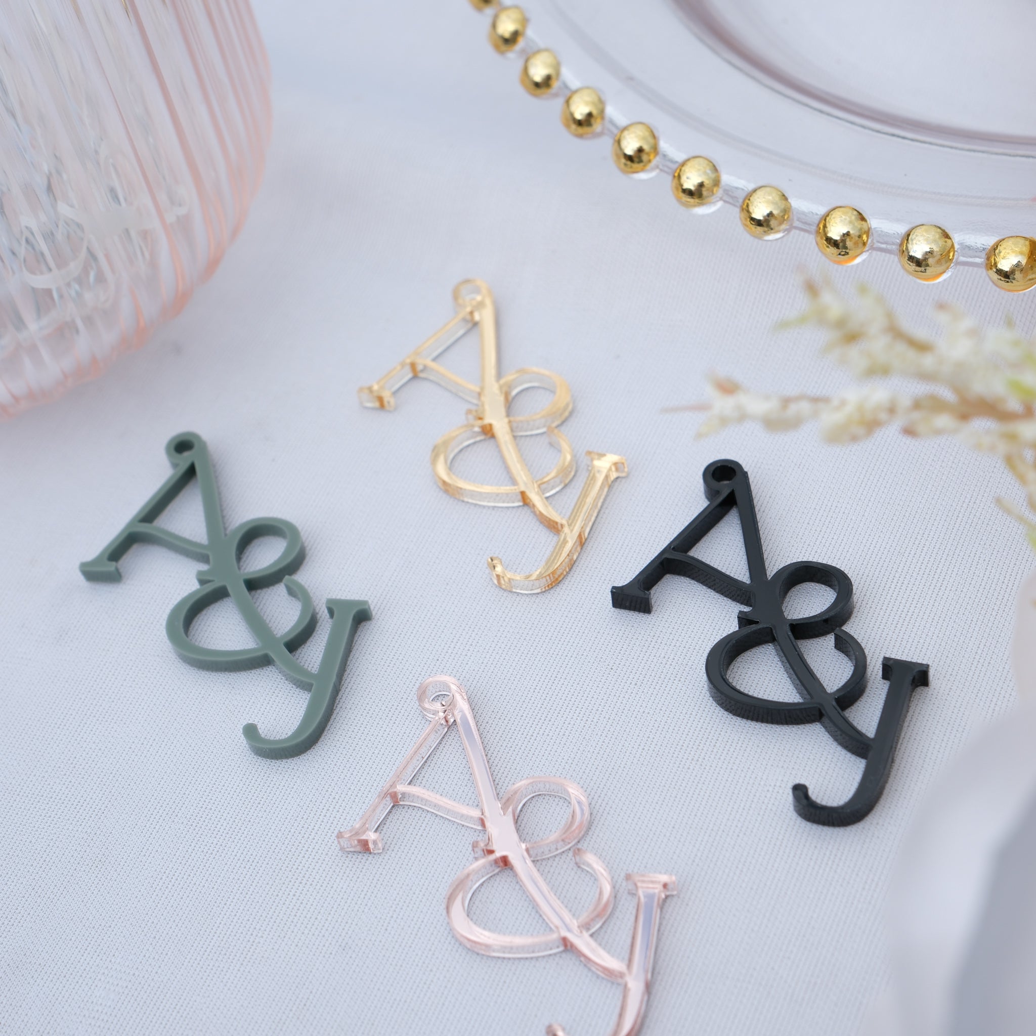 Charms for glass stems