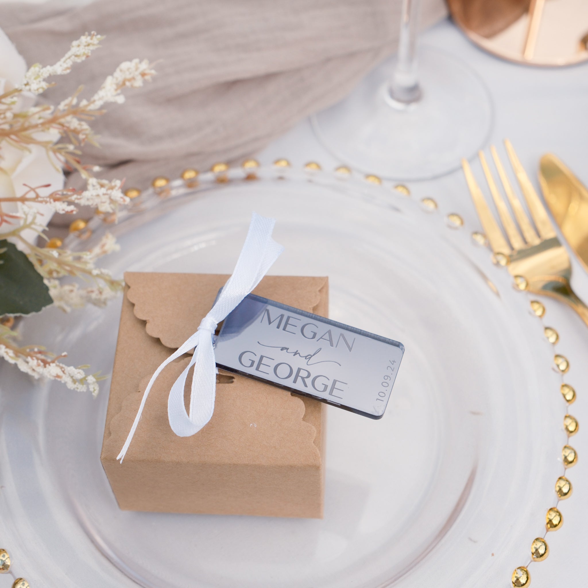 Personalised party favours box