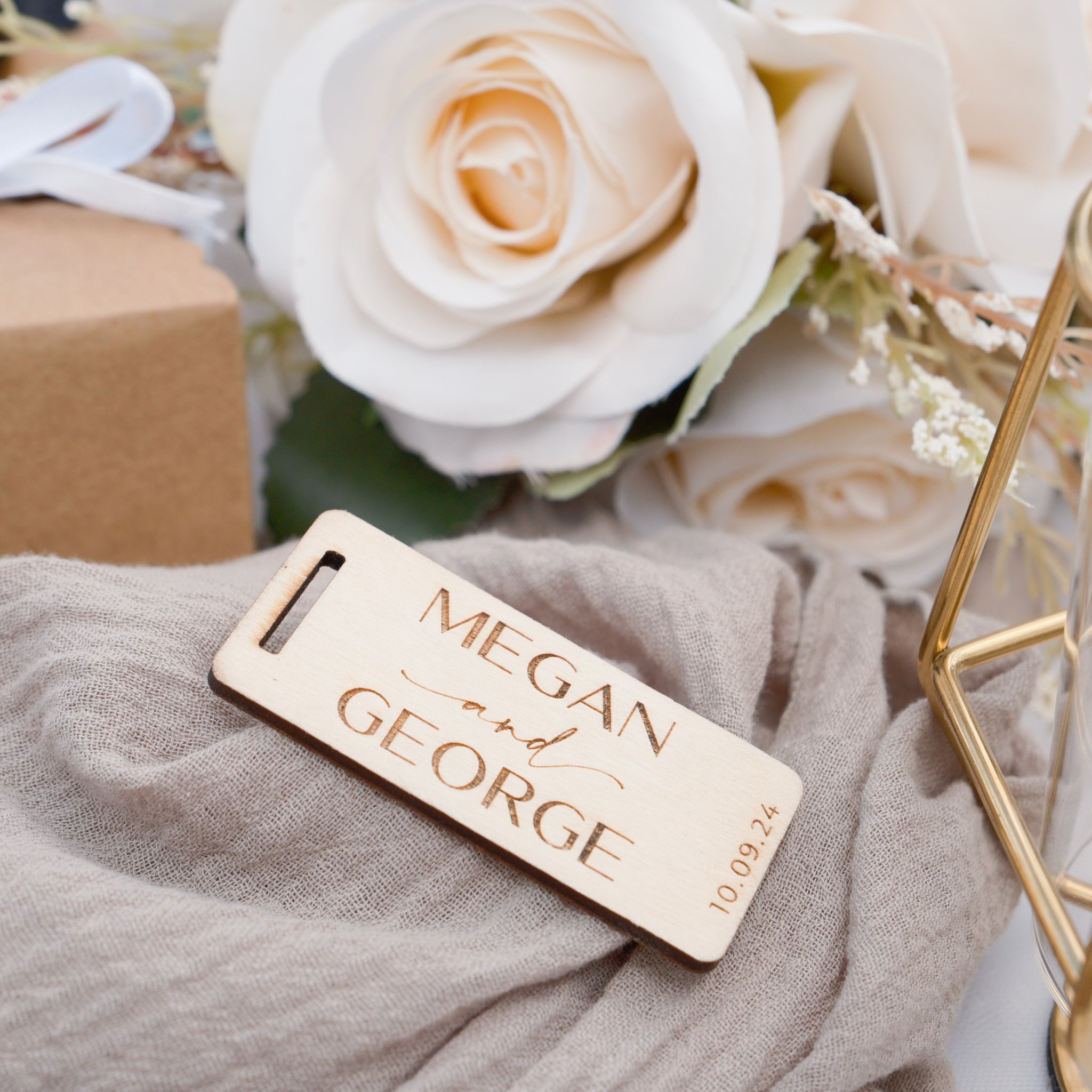 Wedding favours box & ribbon