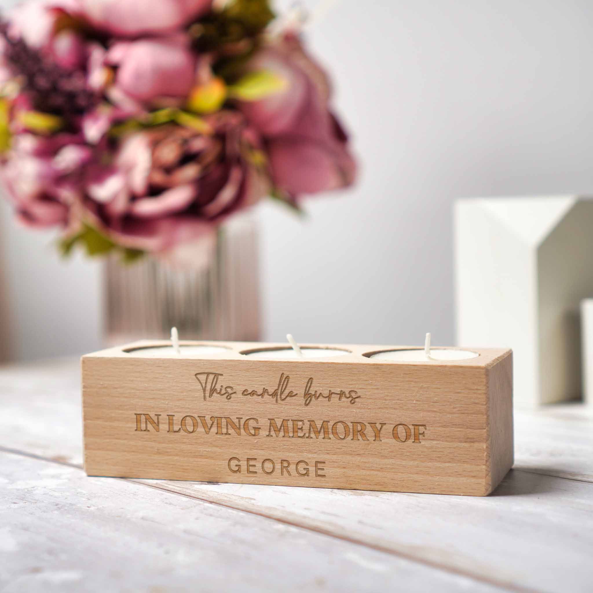 In loving memory candle