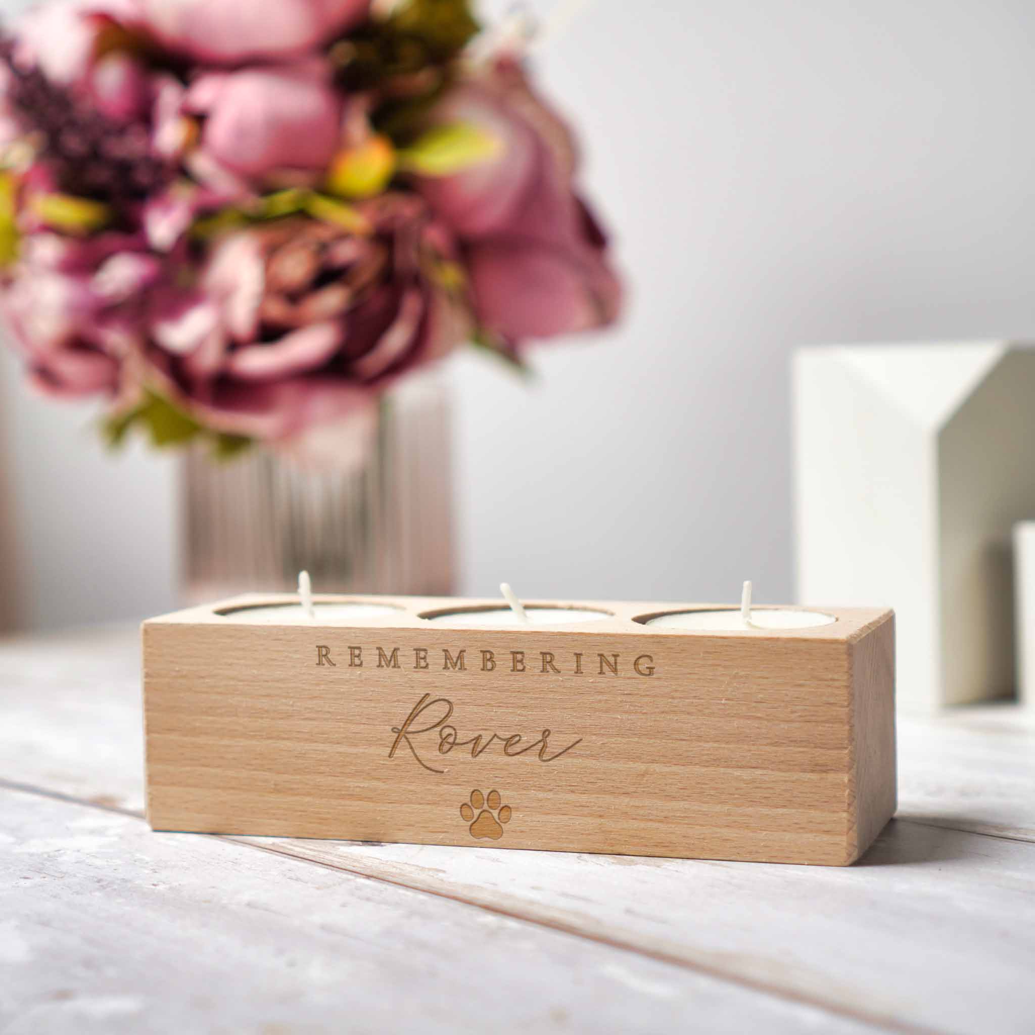 Personalised Dog Memorial Candle