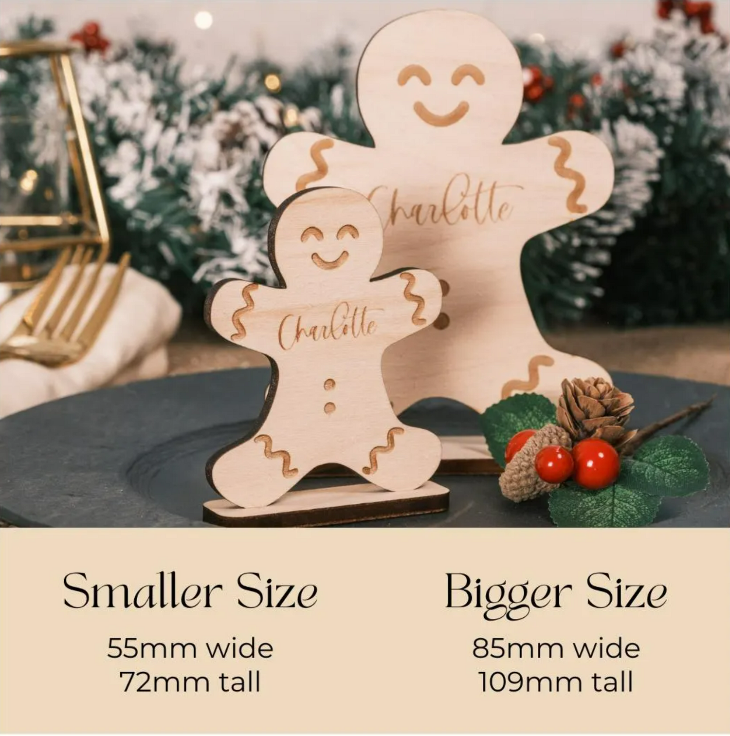 Christmas table decor