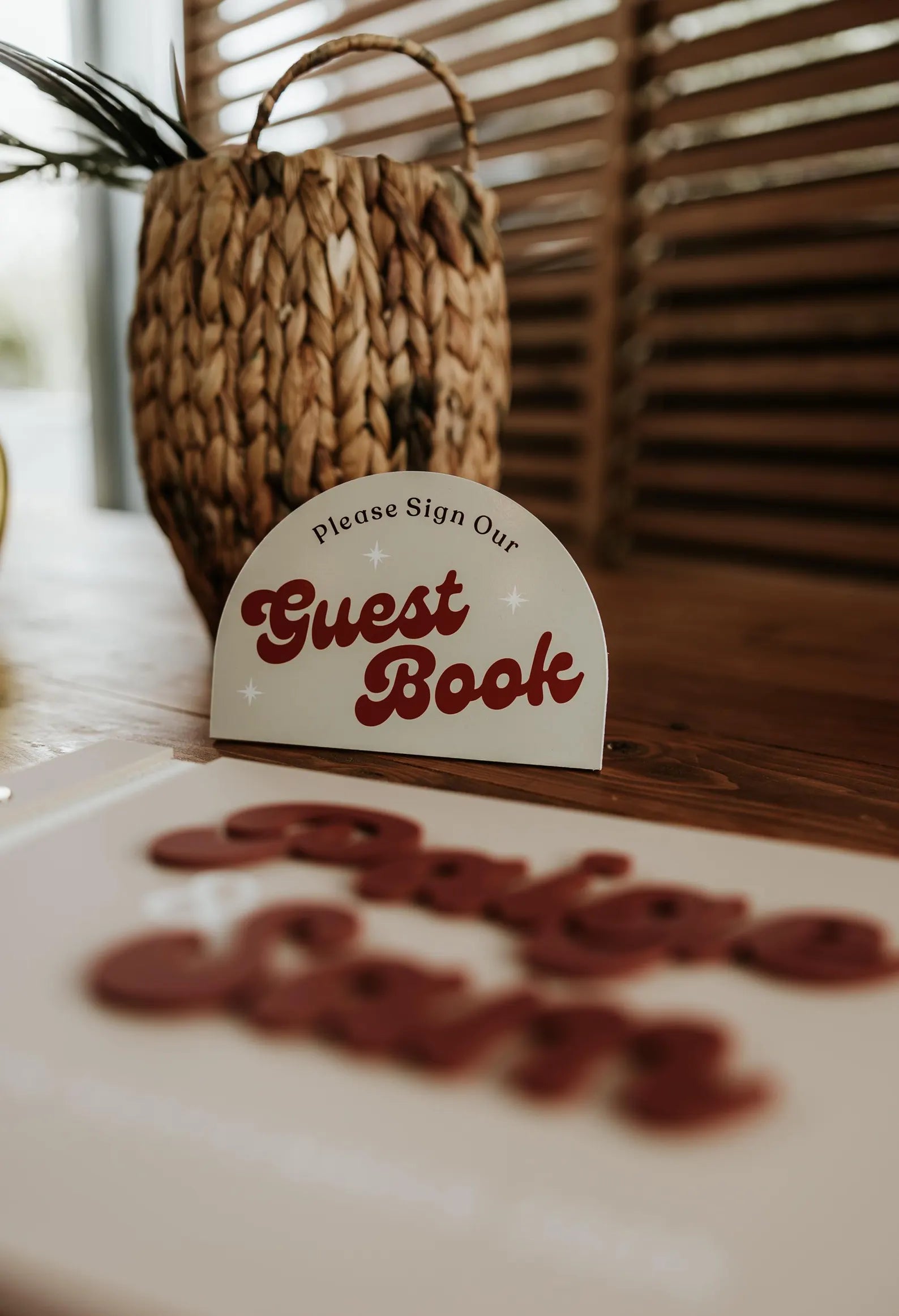 Western style guestbook