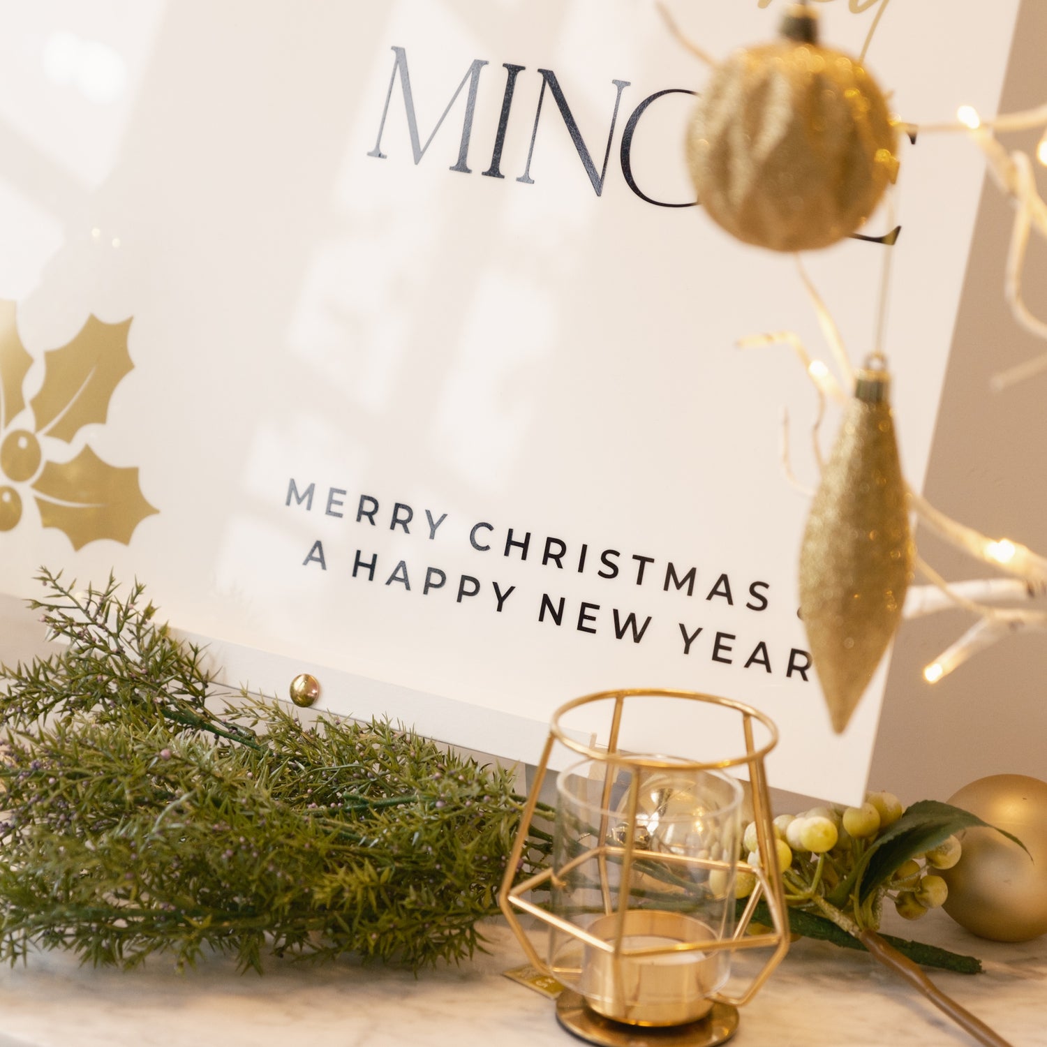 branded merchandise christmas welcomesign