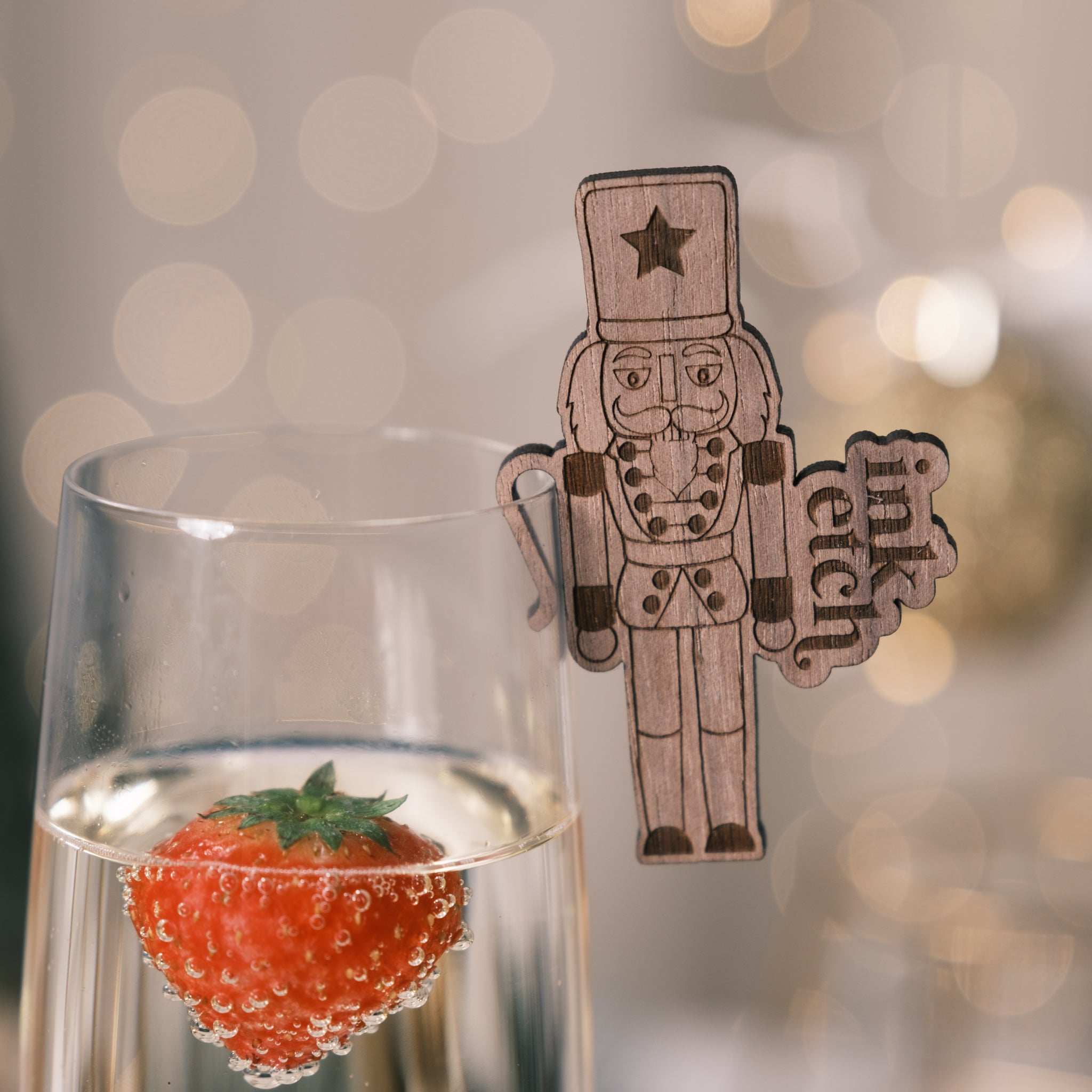 branded drink glass charms christmas ornaments