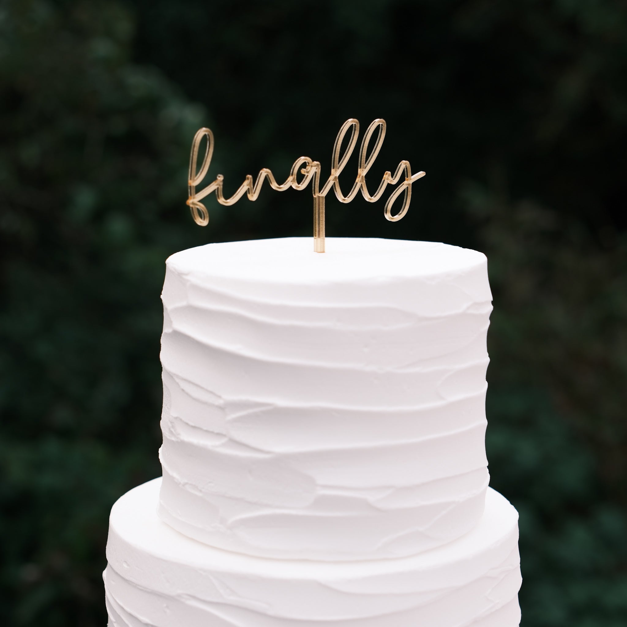 Cake topper for engagement