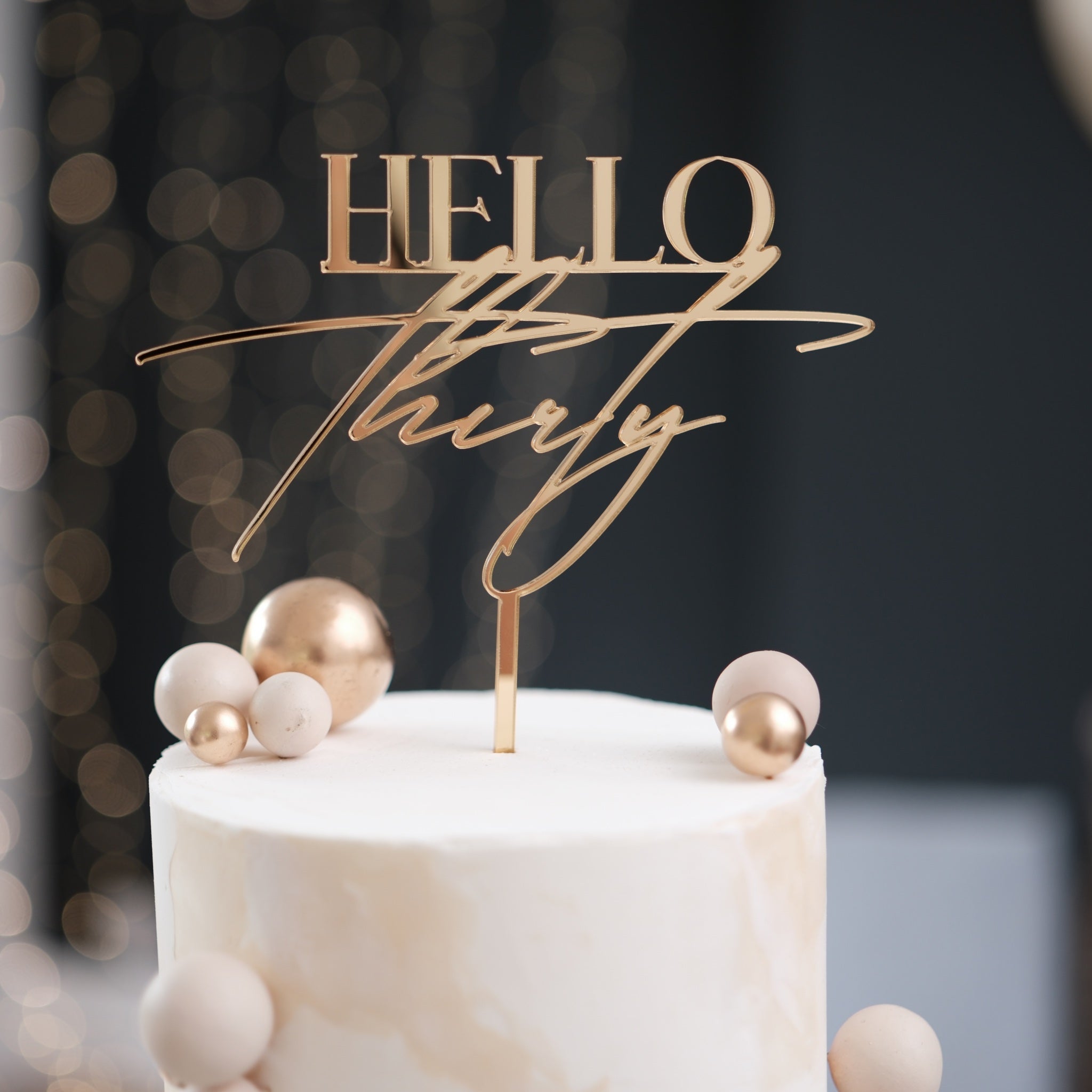 Birthday cake topper