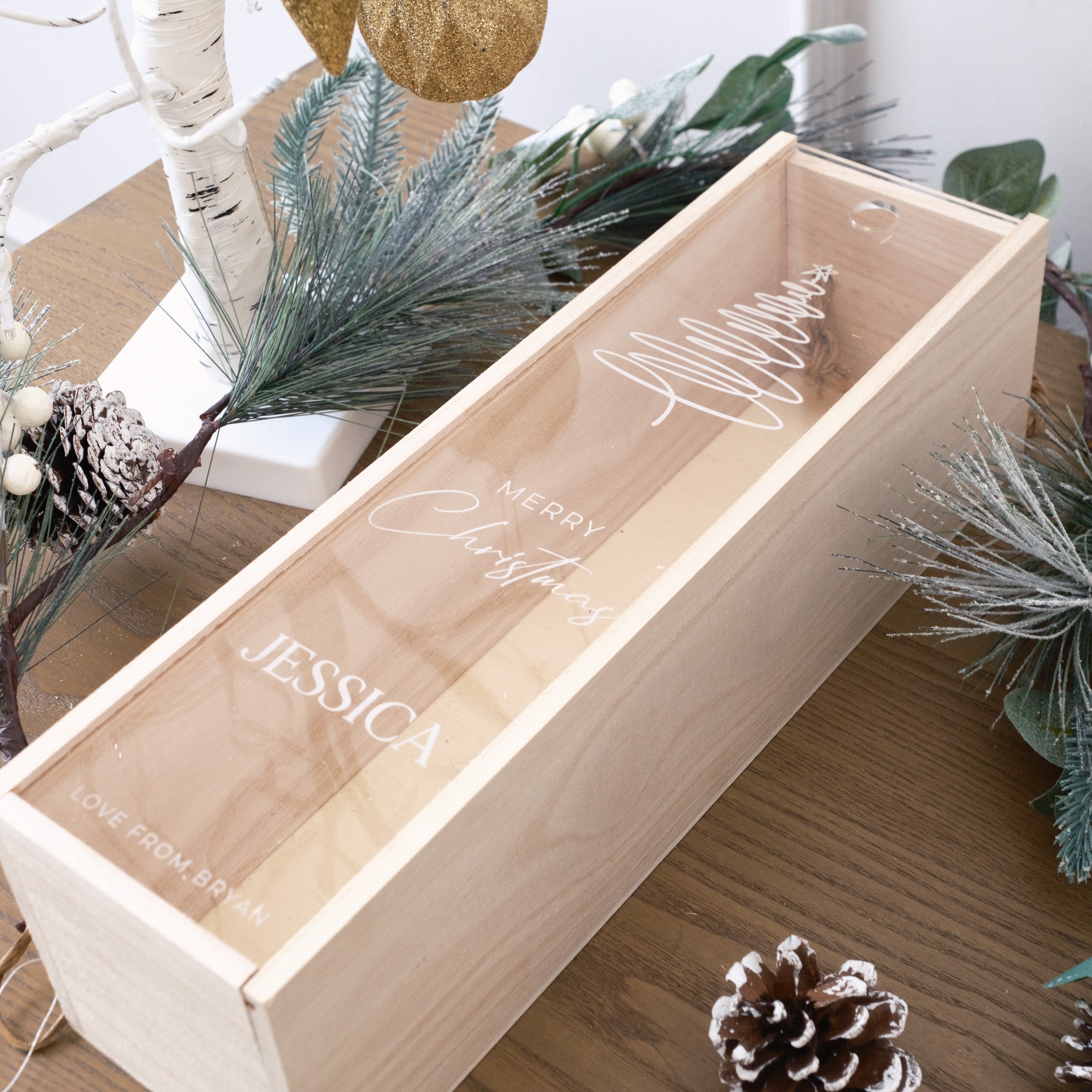 Luxury Christmas Wine Gift Box