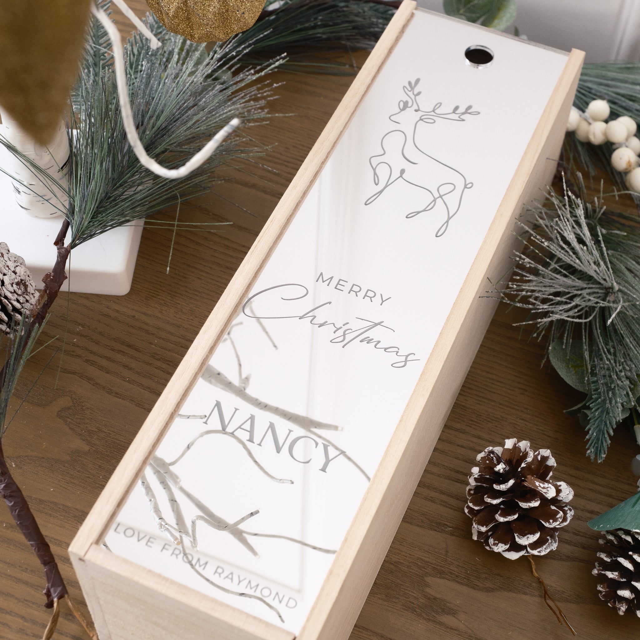 Luxury Christmas Wine Gift Box