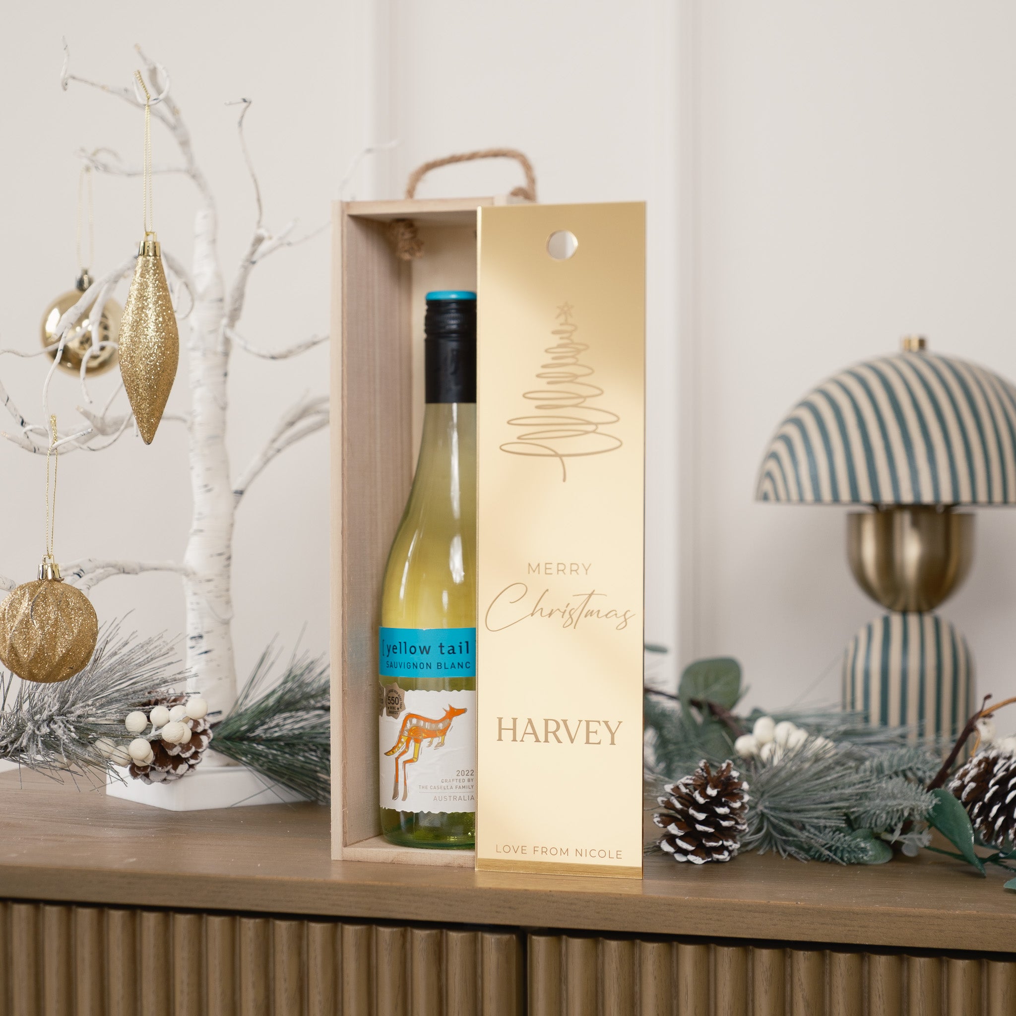 Luxury Christmas Wine Gift Box