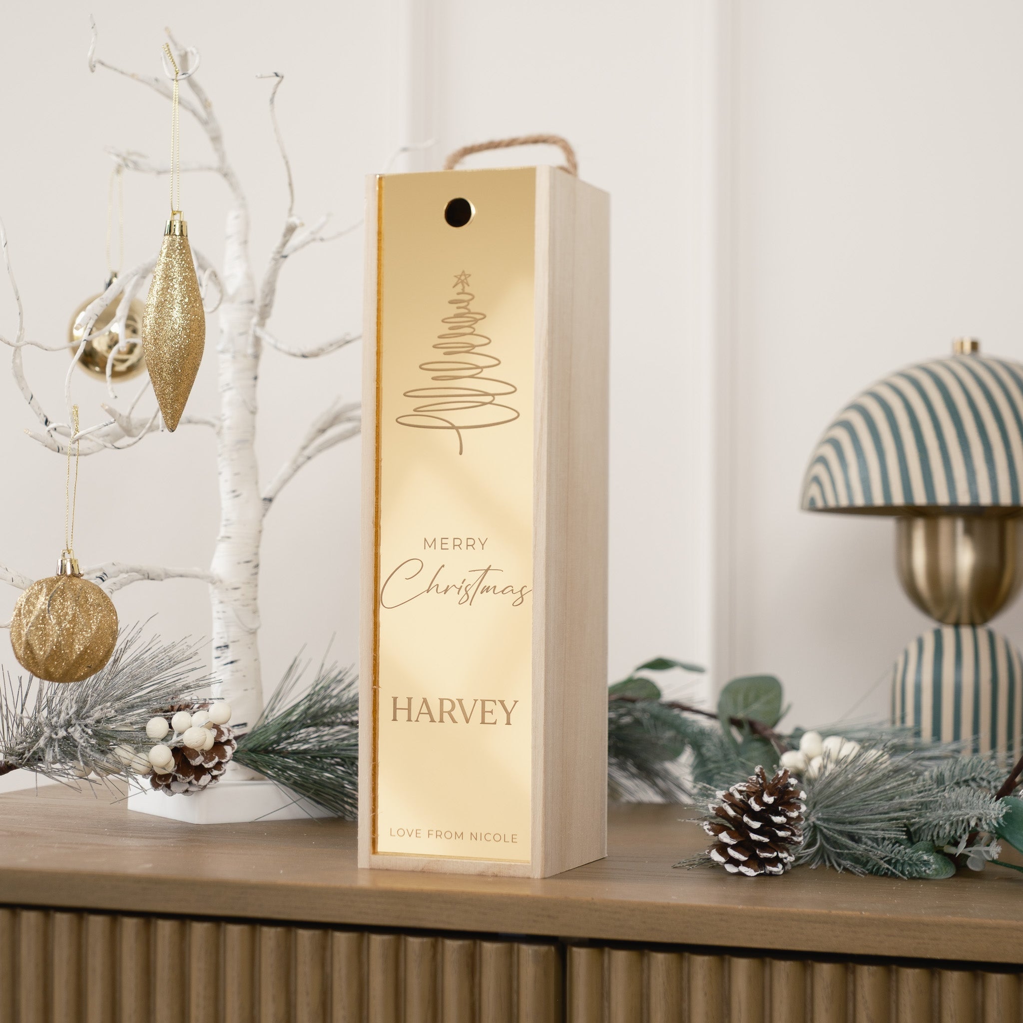 Luxury Christmas Wine Gift Box