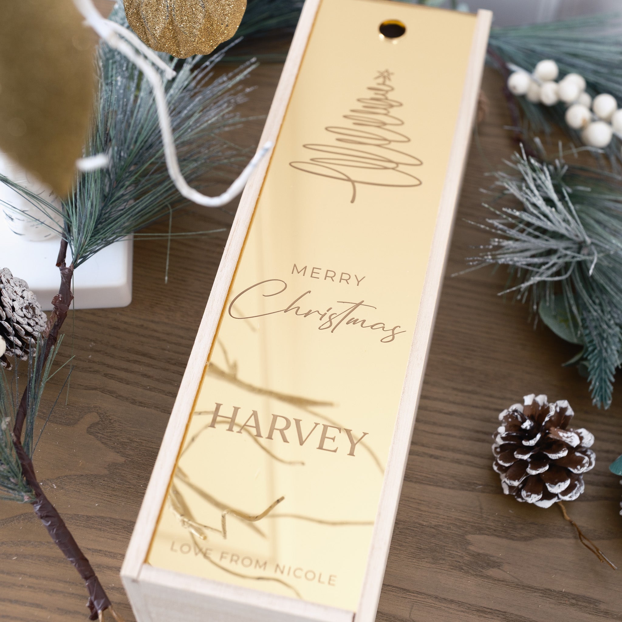 Luxury Christmas Wine Gift Box