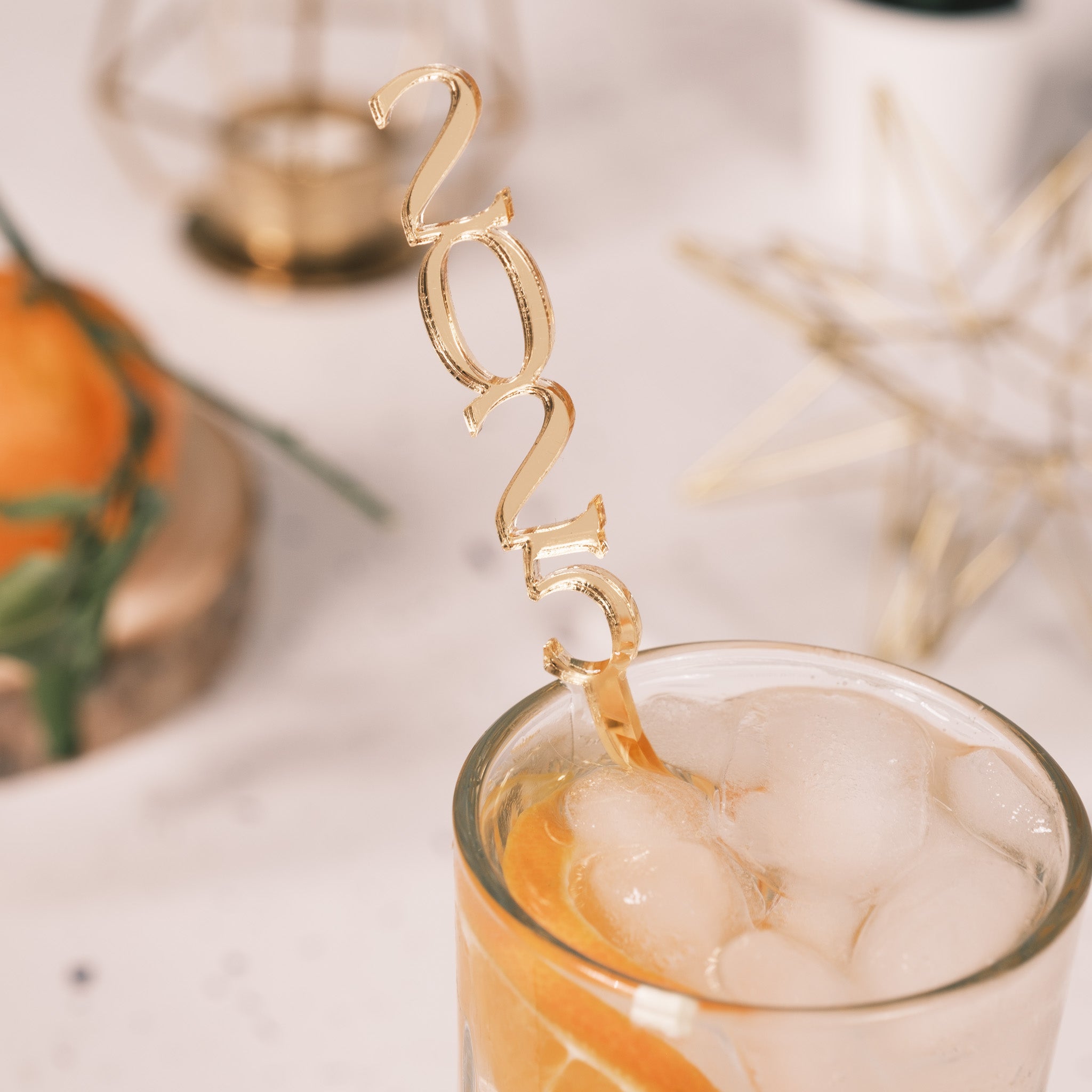 Cocktail stirrer new year