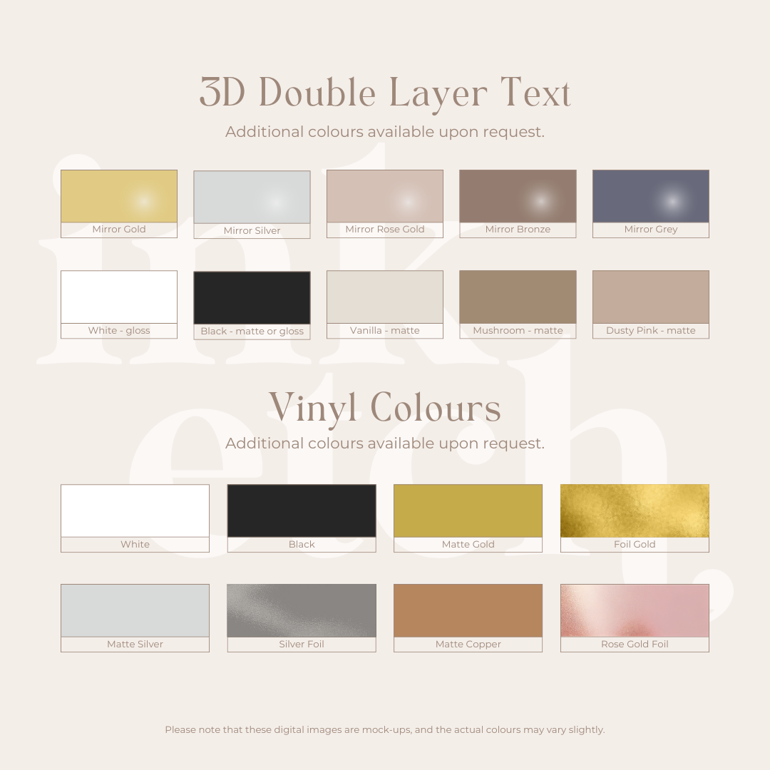 Lottie Louise Designs Signage Package