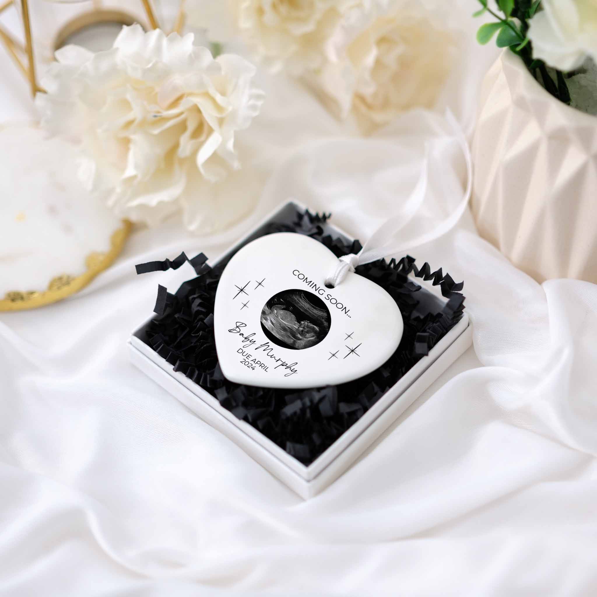 Personalised baby announcement gift