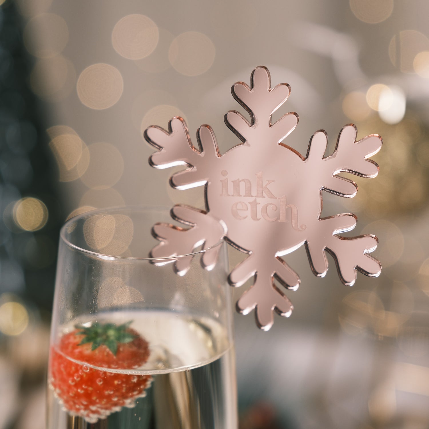 company logo branded drink charm