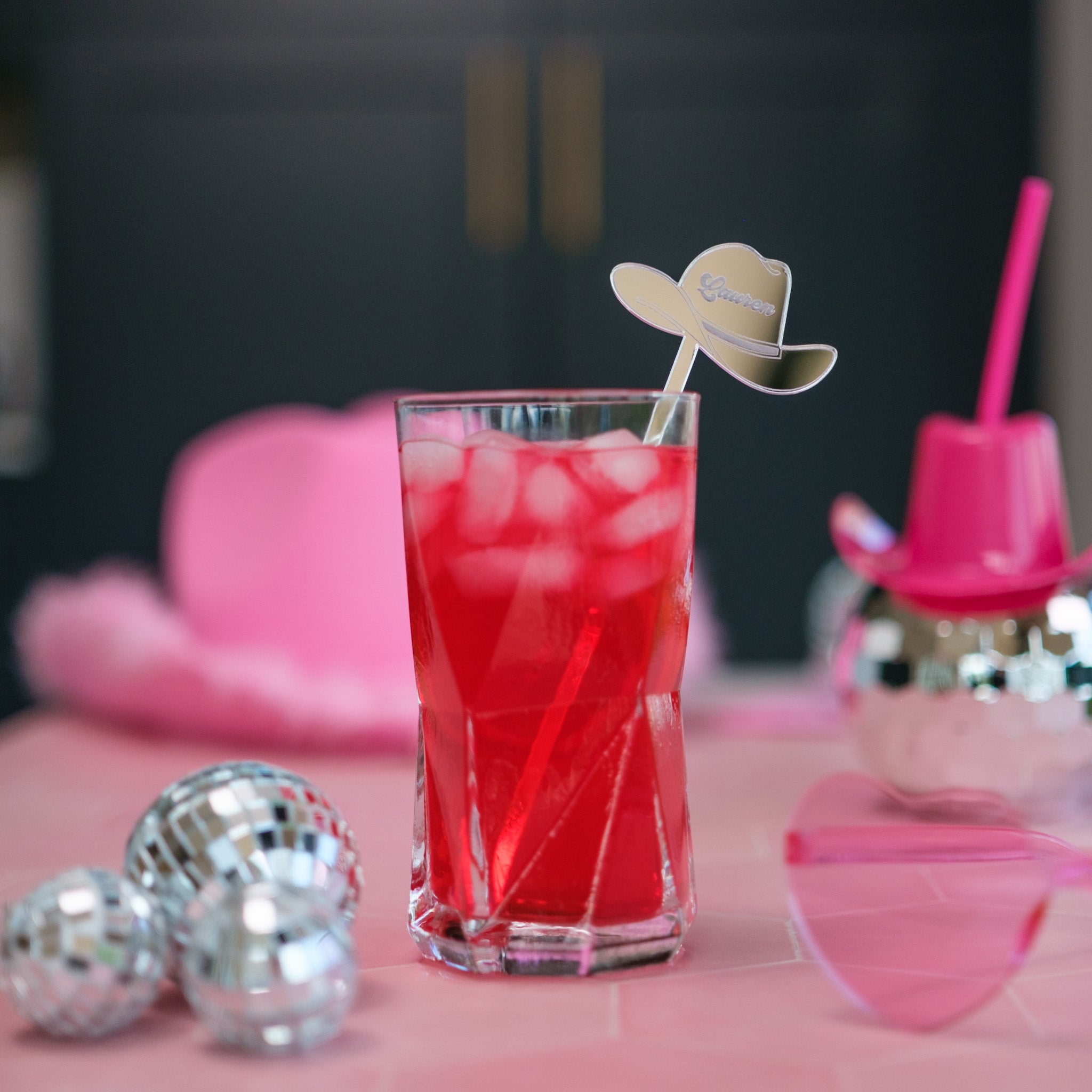 Rodeo drink stirrer