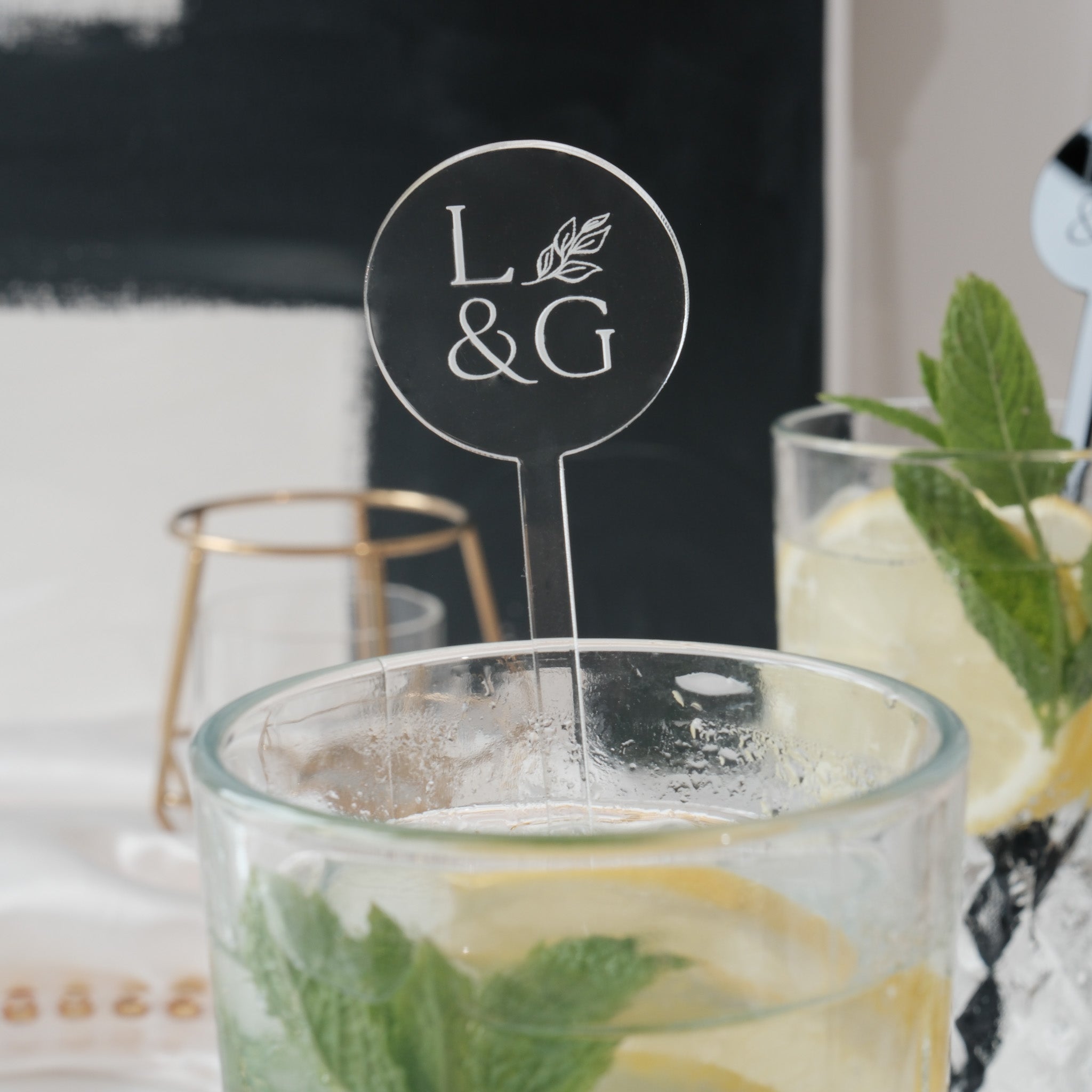 Personalised drink stirrers