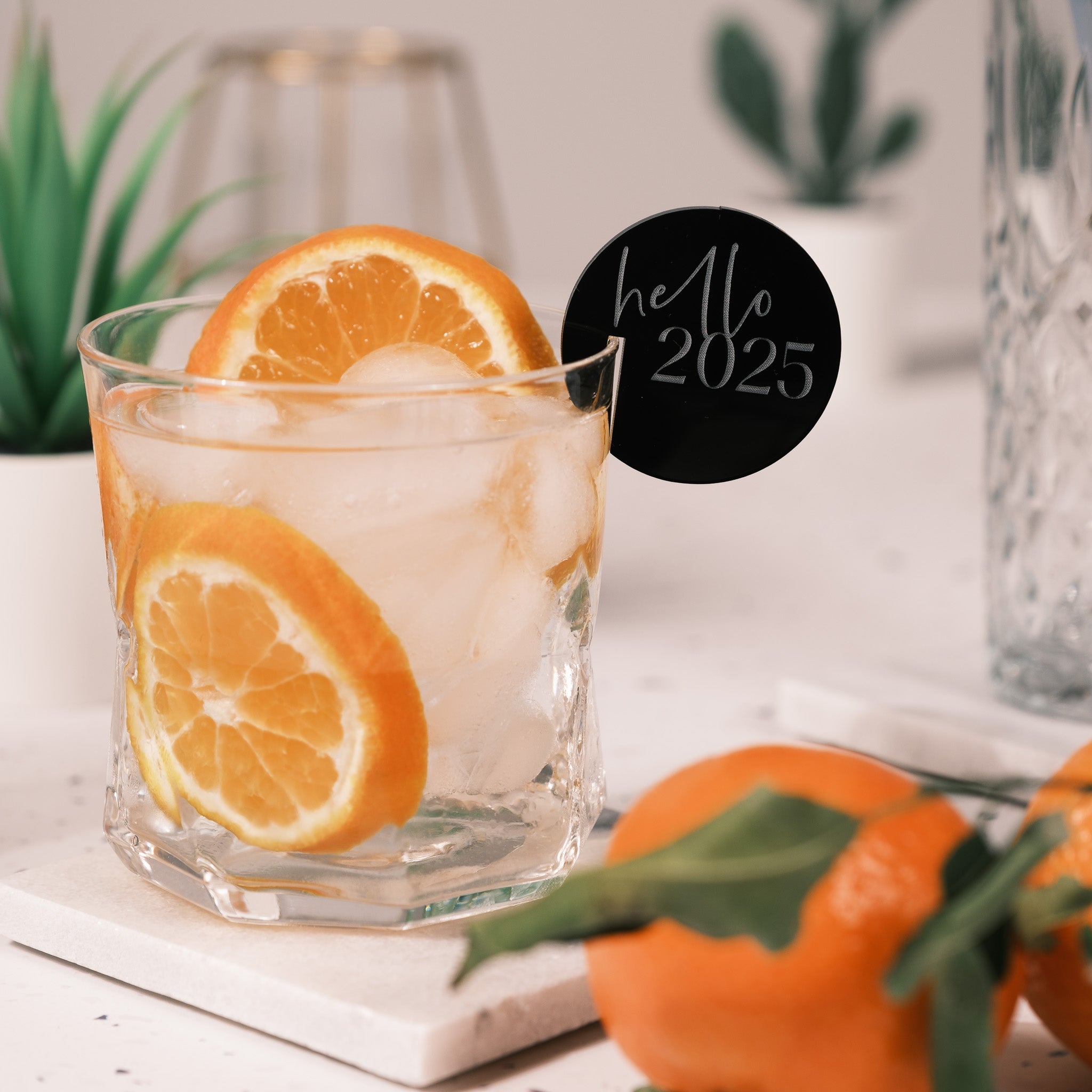 New Year Drink toppers