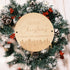 family name sign christmas decoration