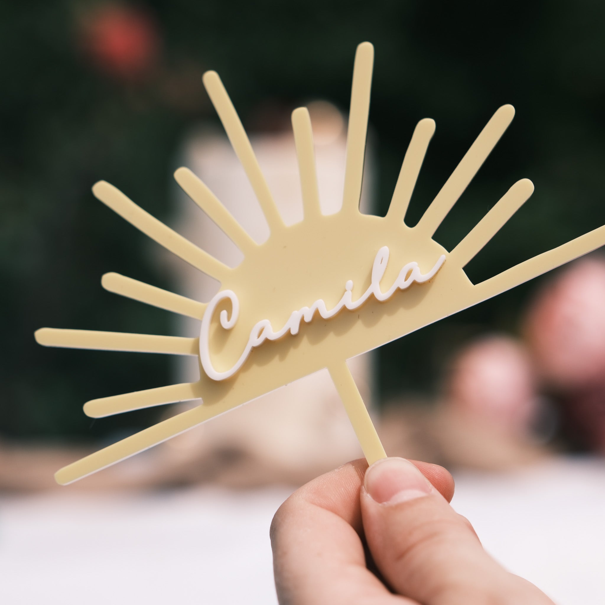 Birthday cake topper