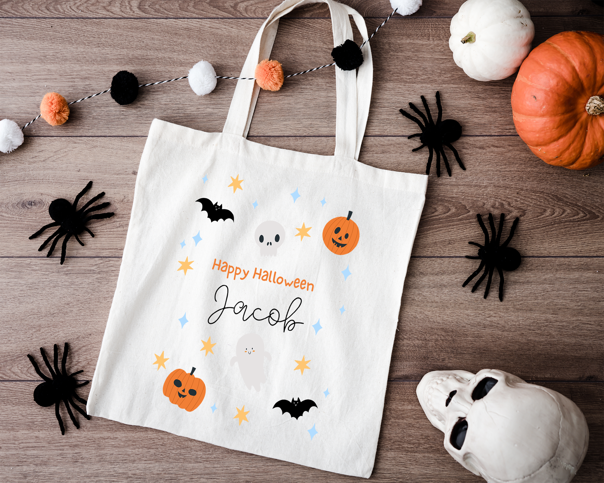 Personalised halloween bag