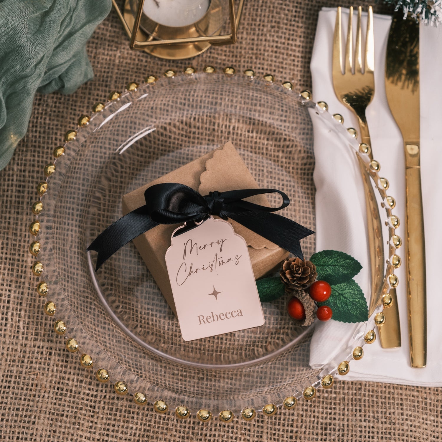 Christmas Favour Table Decor