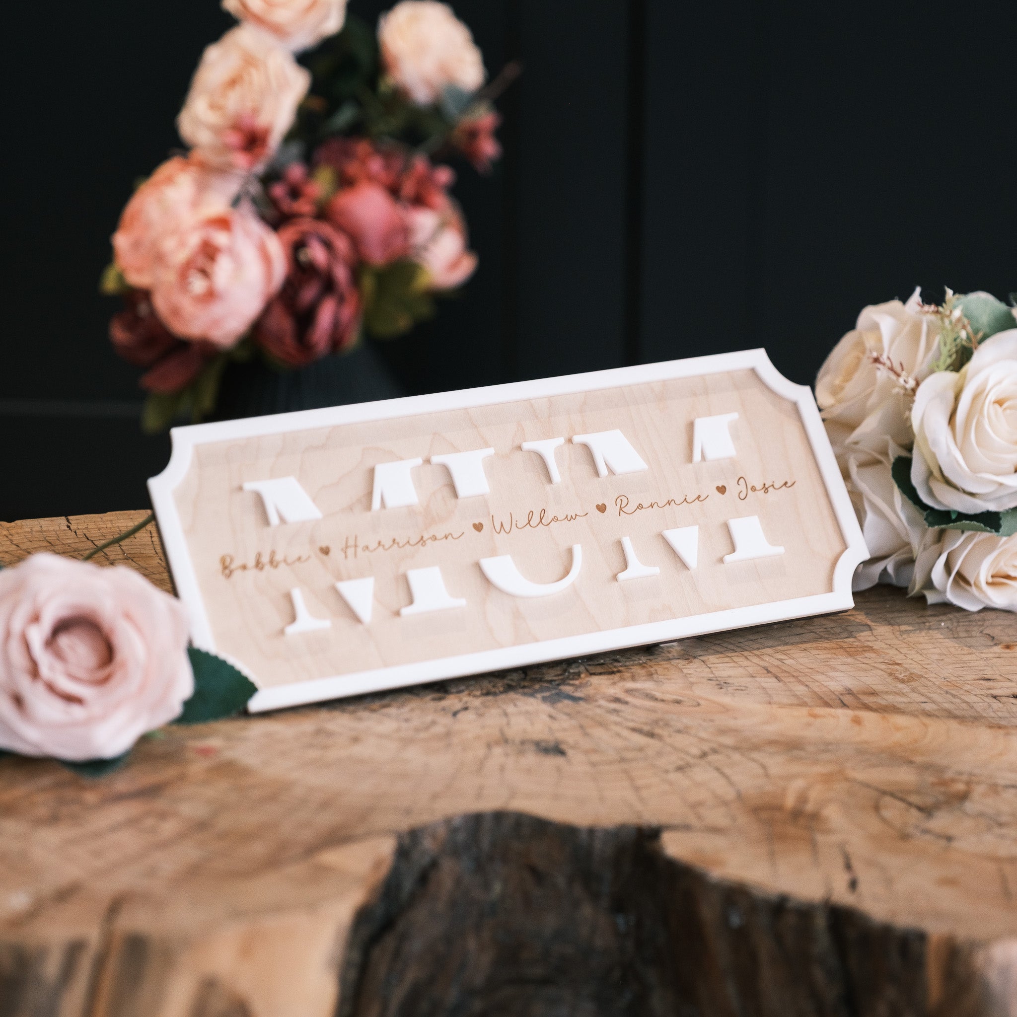 Personalised Mum Gift Sign