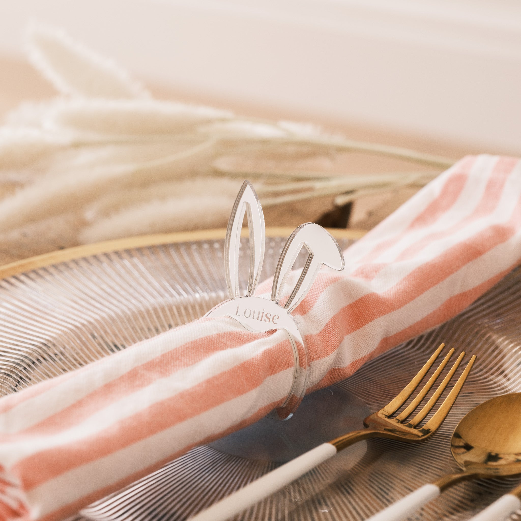 napkin rings table setting easter gifts