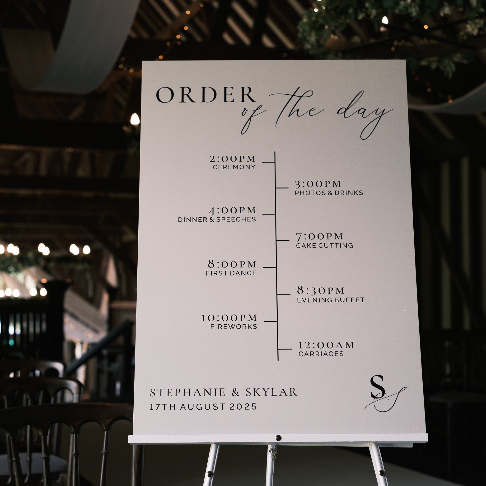 Order of events