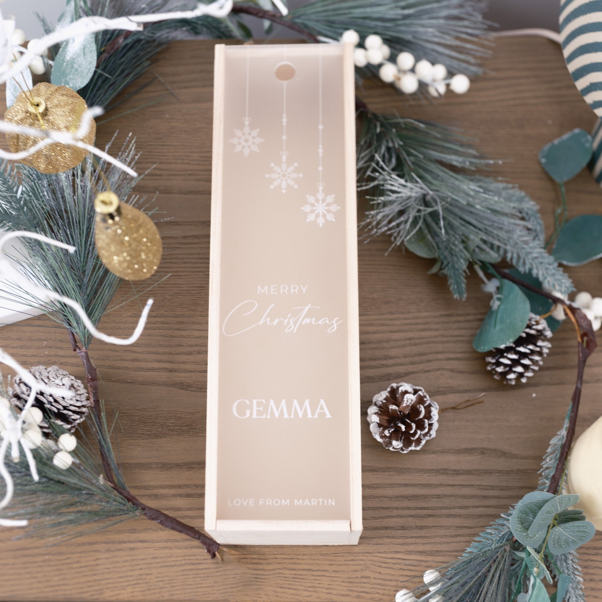 Luxury Christmas Wine Gift Box