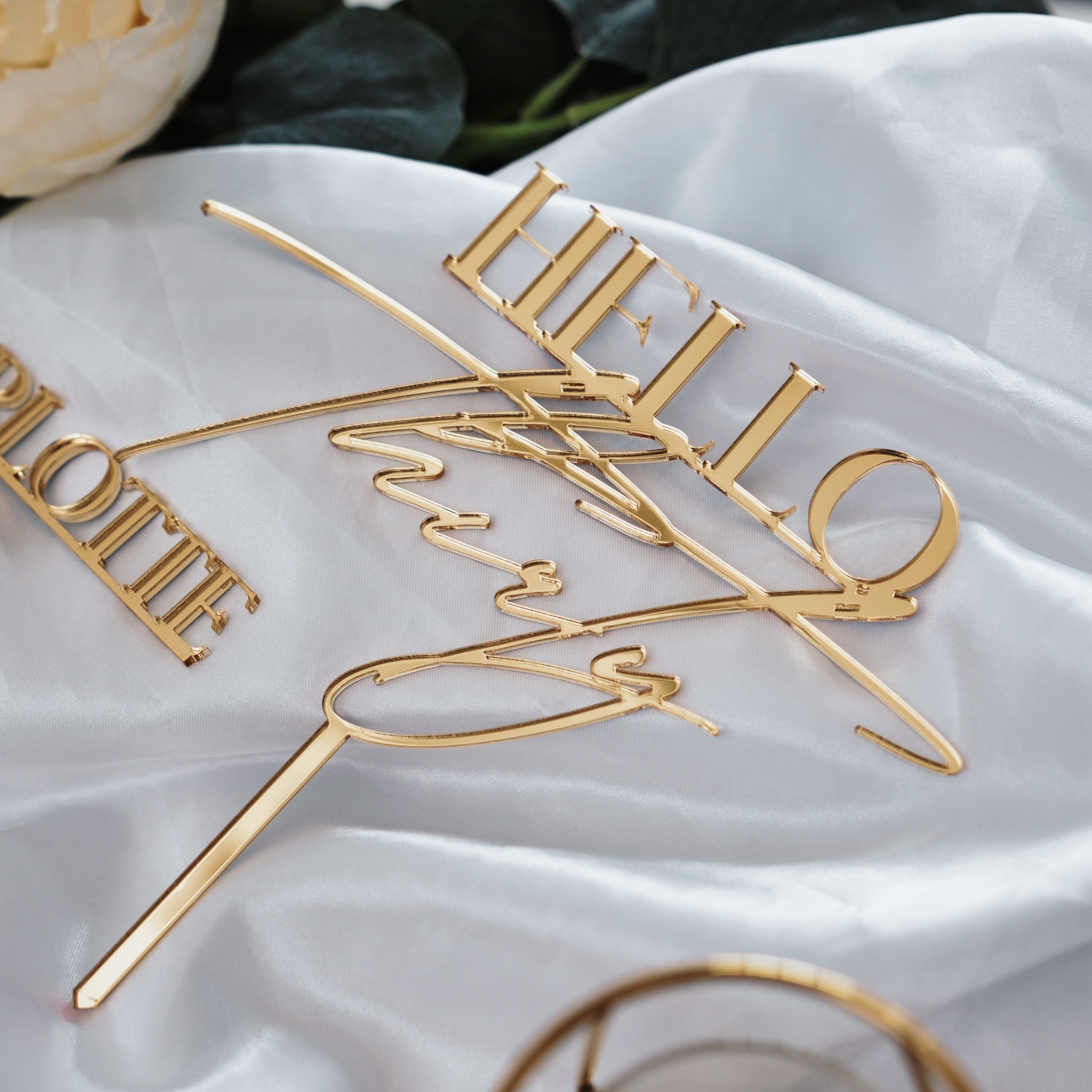 Personalised cake topper